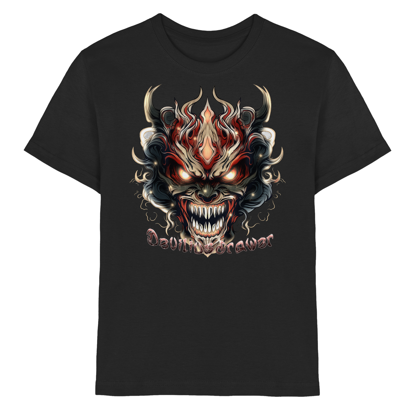 Deviliusdrawer Evil Vamp Mask - Kids Premium Shirt