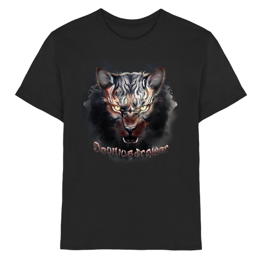 Deviliusdrawer Smoke Tiger - Kids Premium Shirt