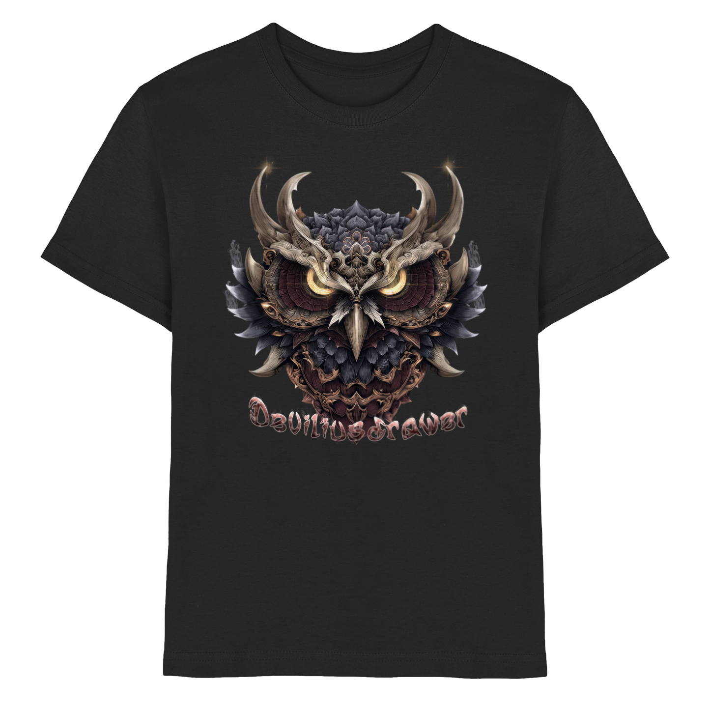 Deviliusdrawer Golden Owl - Kids Premium Shirt