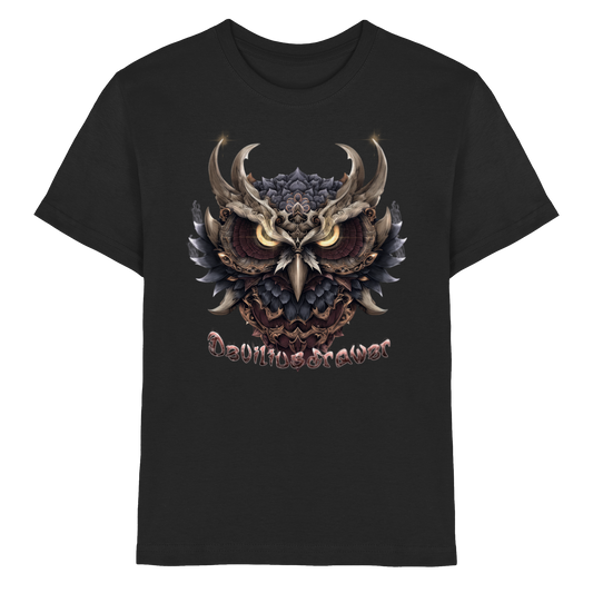 Deviliusdrawer Golden Owl - Kids Premium Shirt