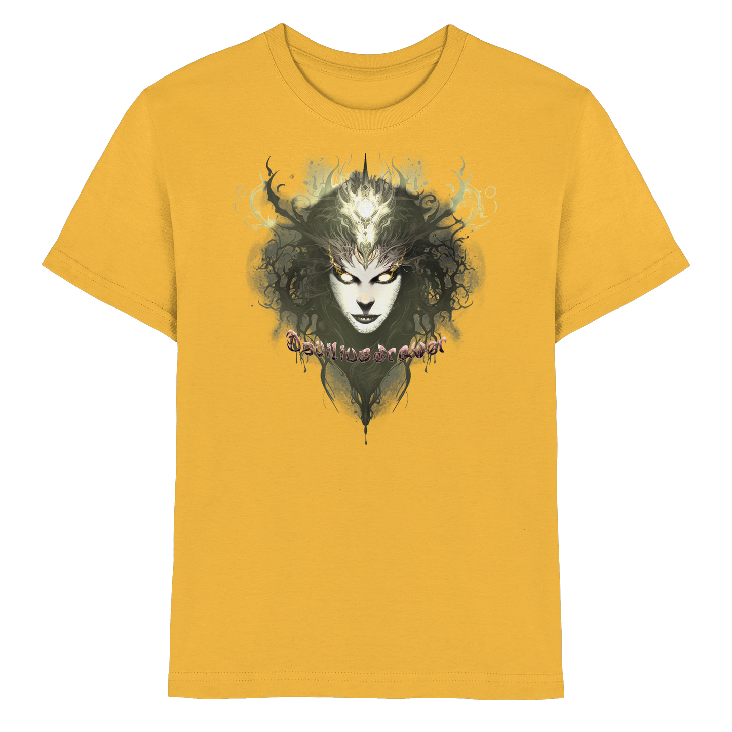 Deviliusdrawer Golden Demonica - Kids Premium Shirt
