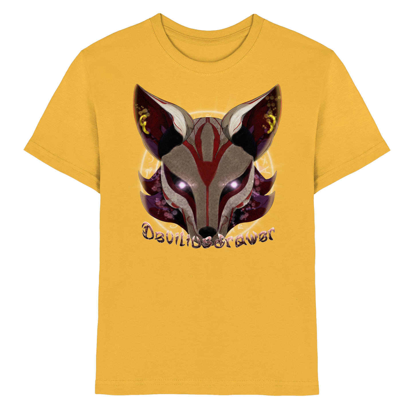 Deviliusdrawer Magic Kitsune - Kids Premium Shirt