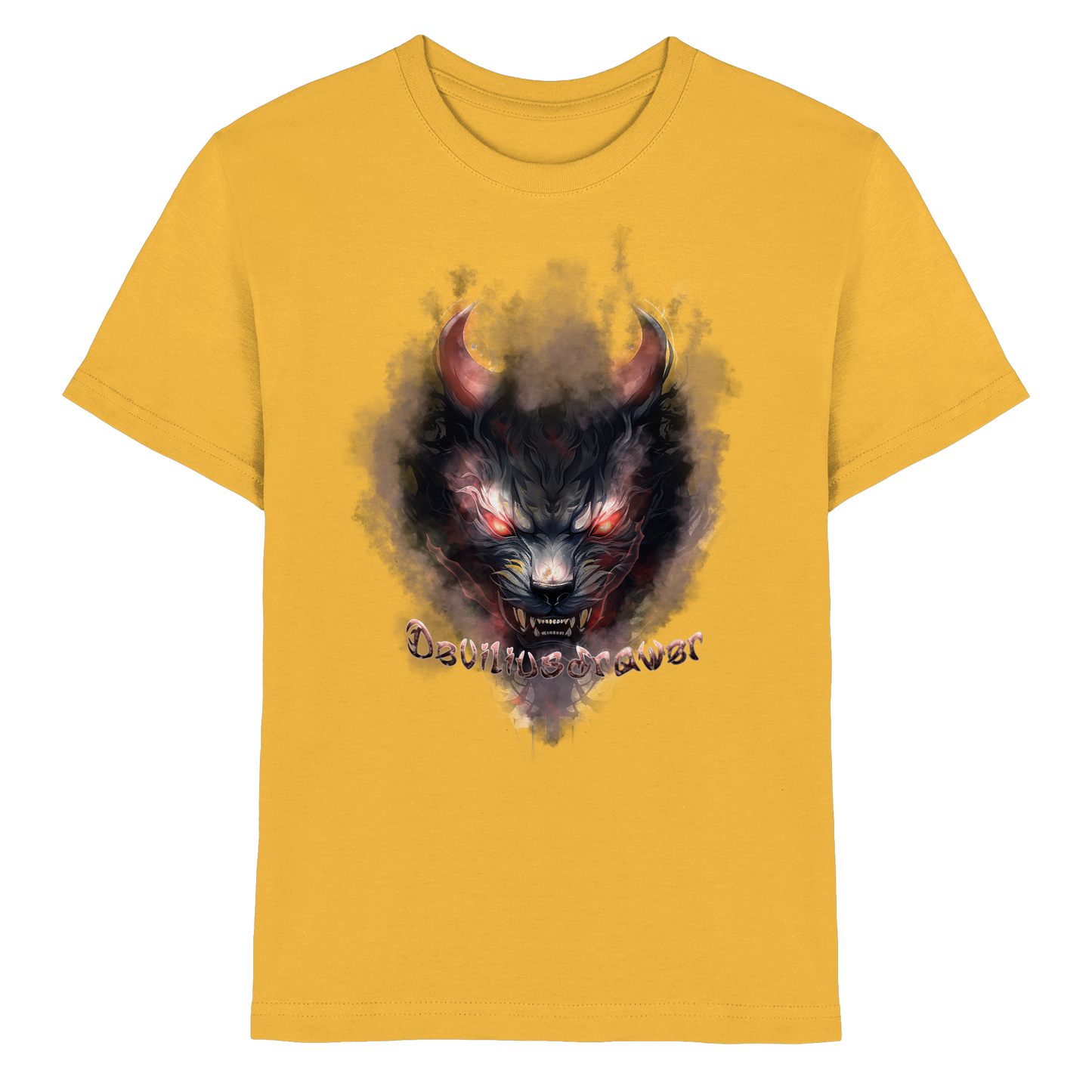 Deviliusdrawer Red Smoked Cat - Kids Premium Shirt