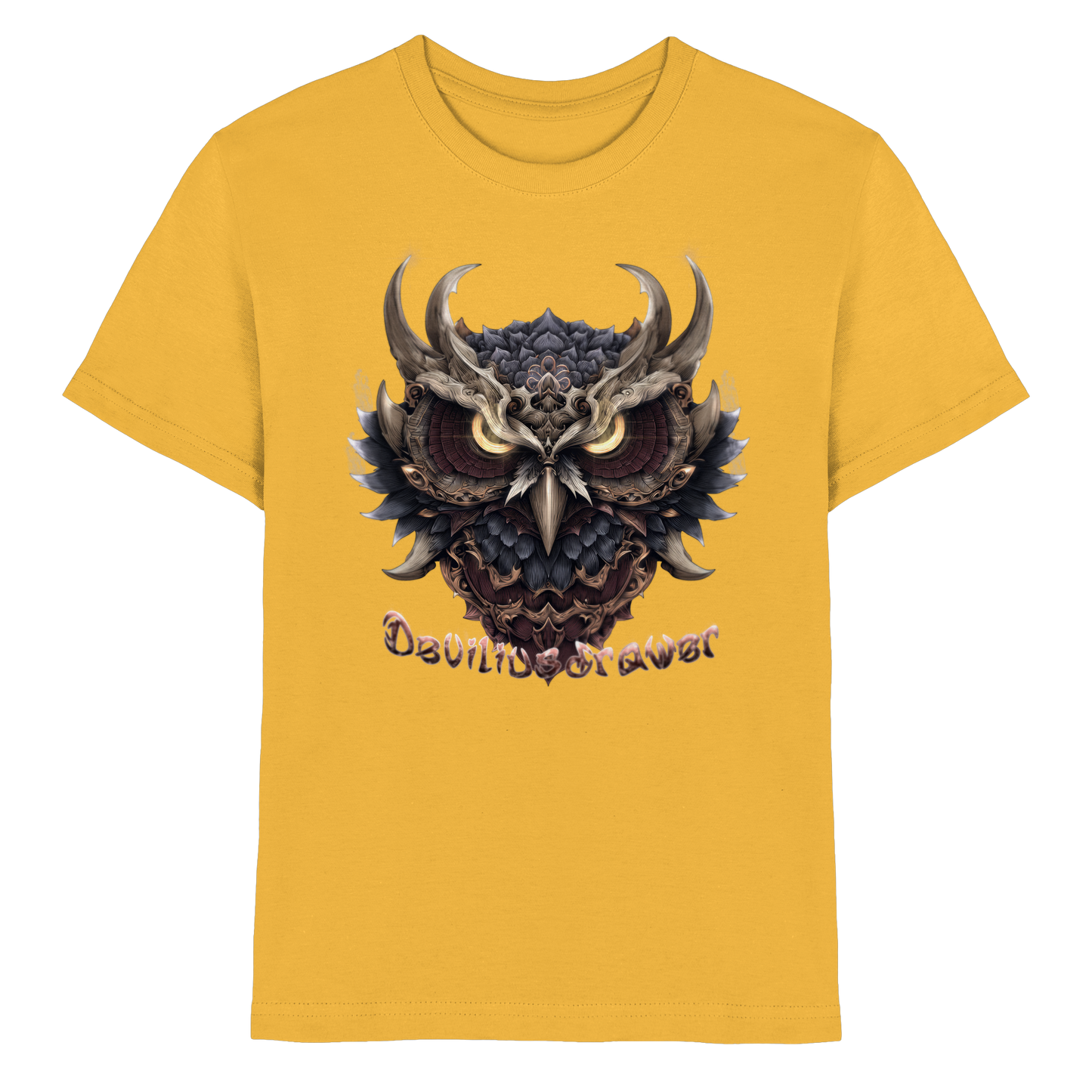 Deviliusdrawer Golden Owl - Kids Premium Shirt