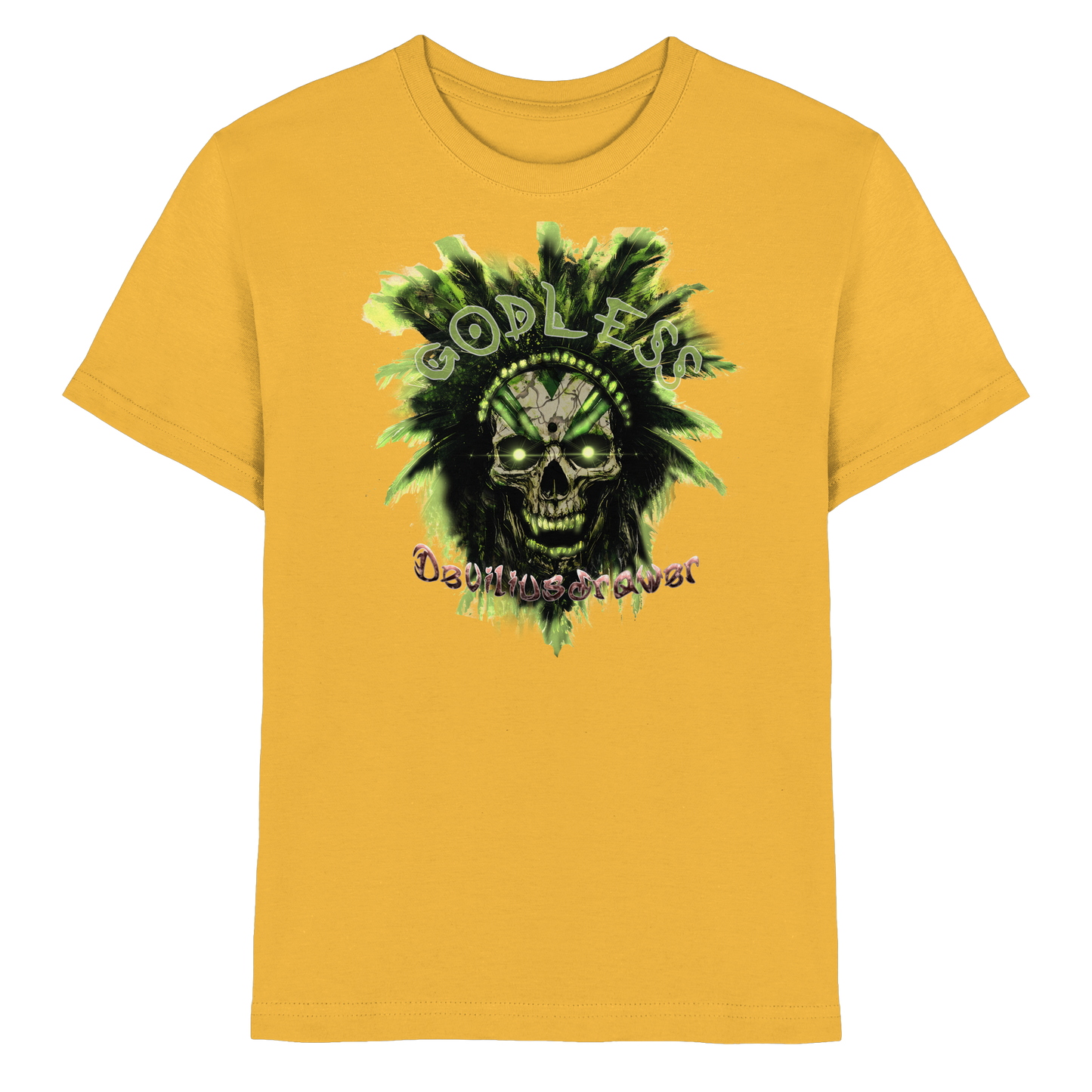 Deviliusdrawer Godless Skull - Kids Premium Shirt