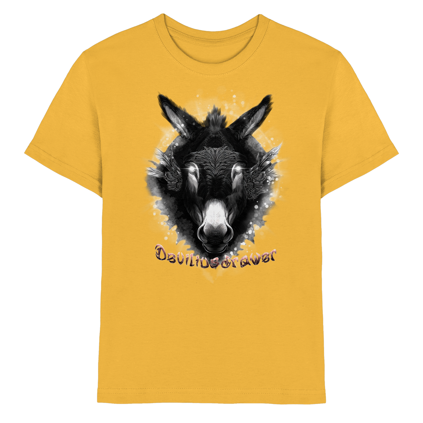 Deviliusdrawer Glowing Donkey - Kids Premium Shirt
