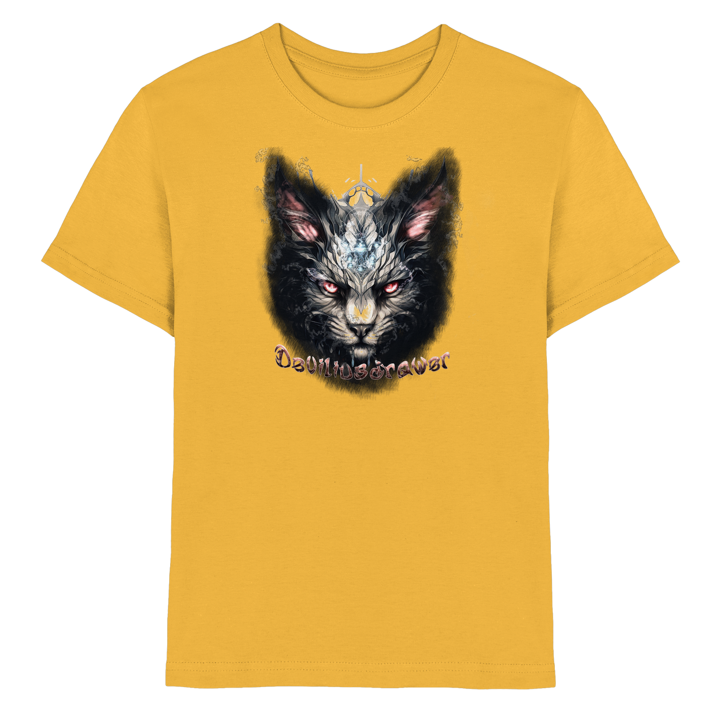 Deviliusdrawer Myshtical Redeyed Cat - Kids Premium Shirt