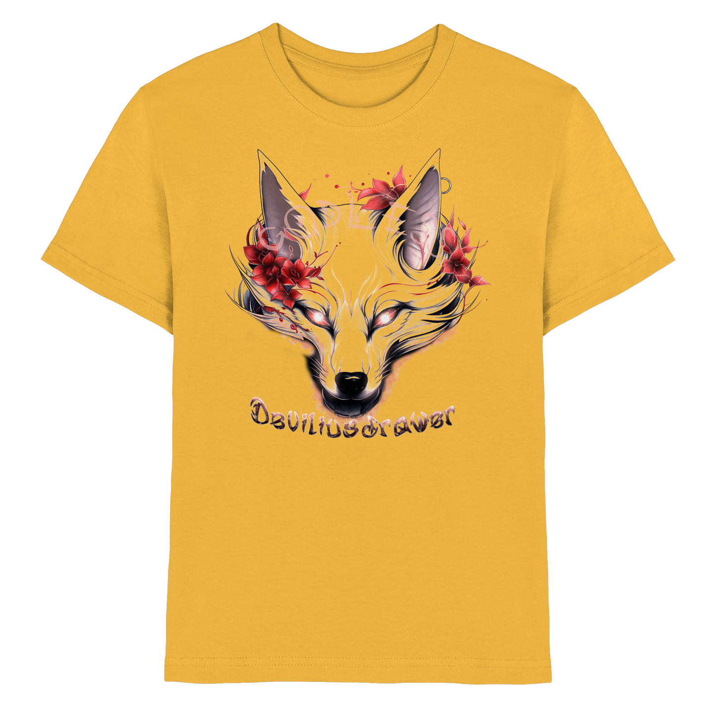 Deviliusdrawer Kitsune Wolf - Kids Premium Shirt