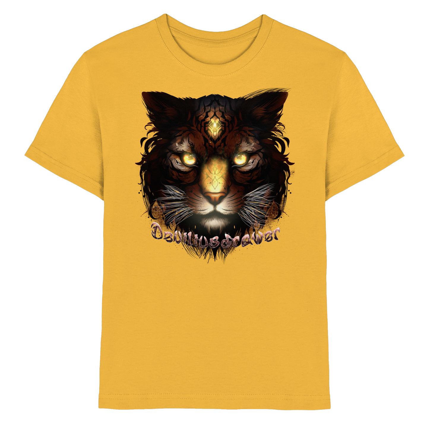 Deviliusdrawer Gold Tigercat - Kids Premium Shirt