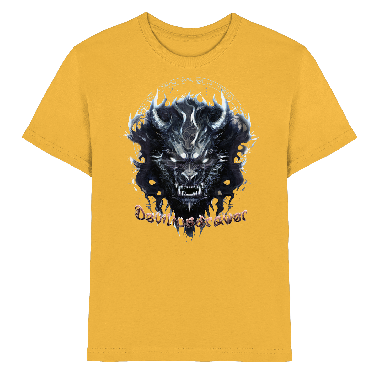 Deviliusdrawer Dark Wolf Mask - Kids Premium Shirt