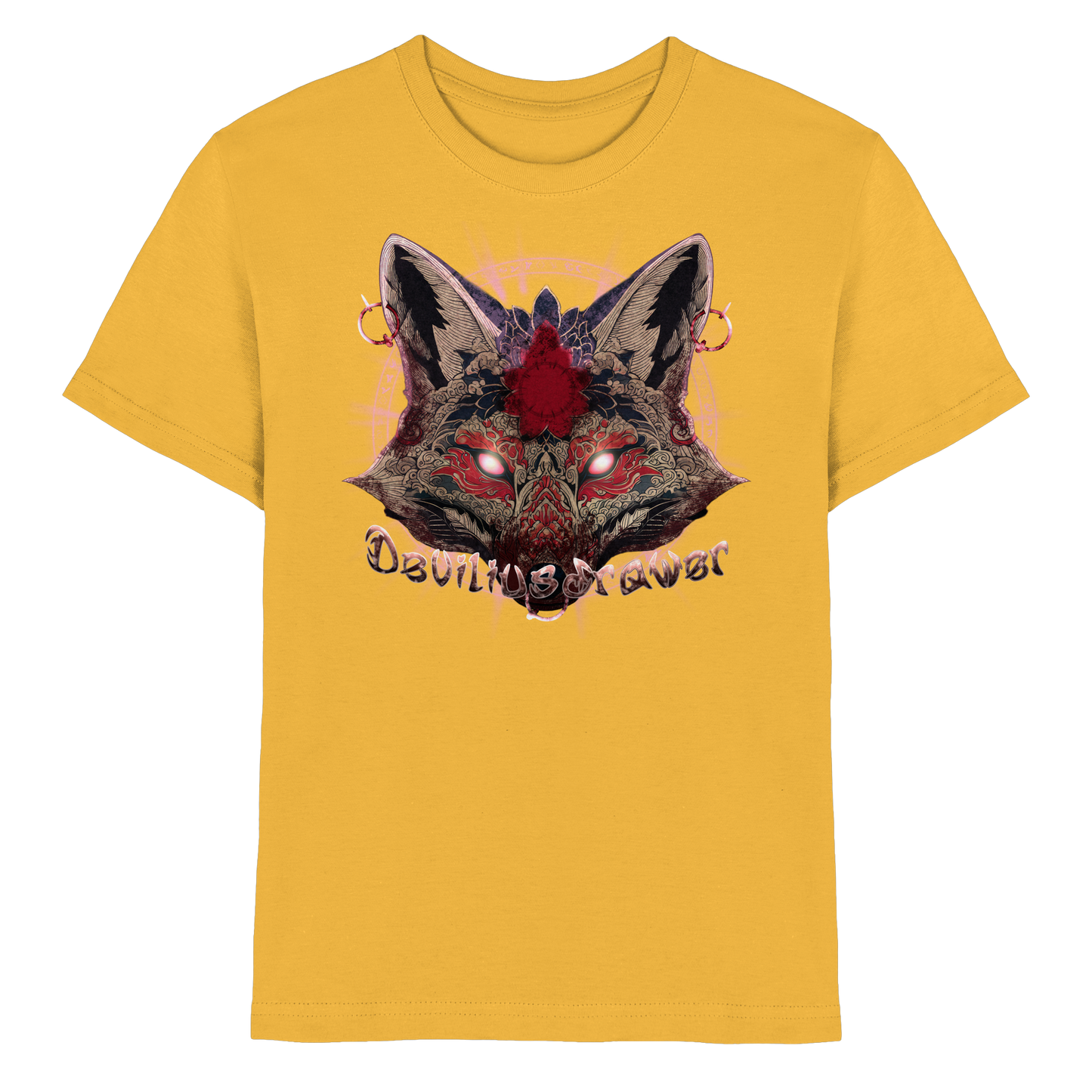 Deviliusdrawer Demon Kitsune - Kids Premium Shirt