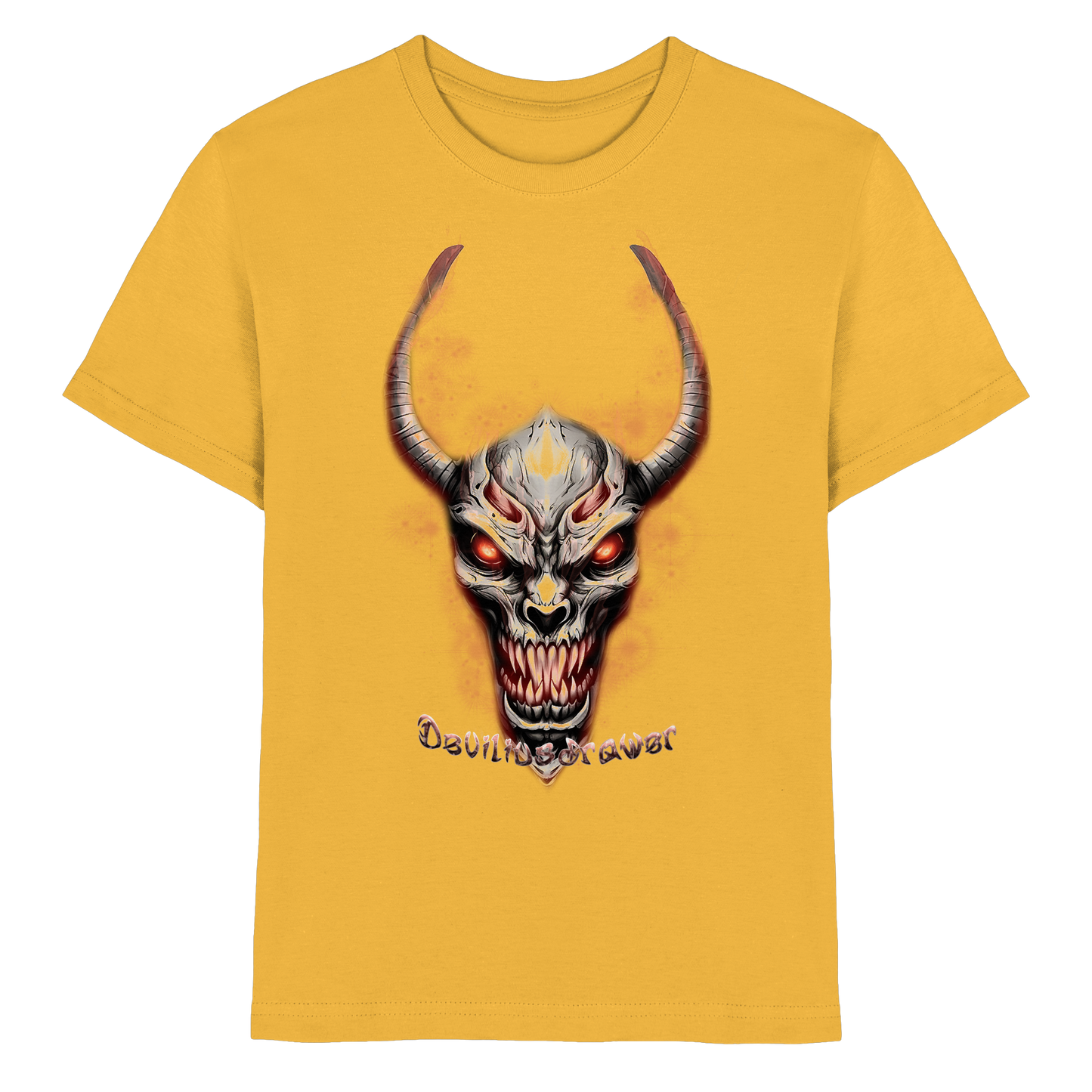 Deviliusdrawer Red Eyed Skeleton - Kids Premium Shirt
