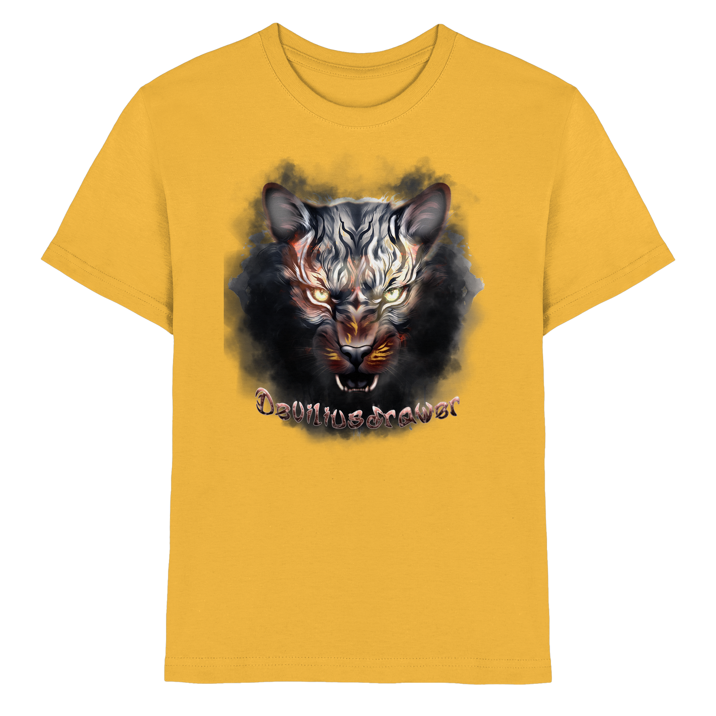 Deviliusdrawer Smoke Tiger - Kids Premium Shirt