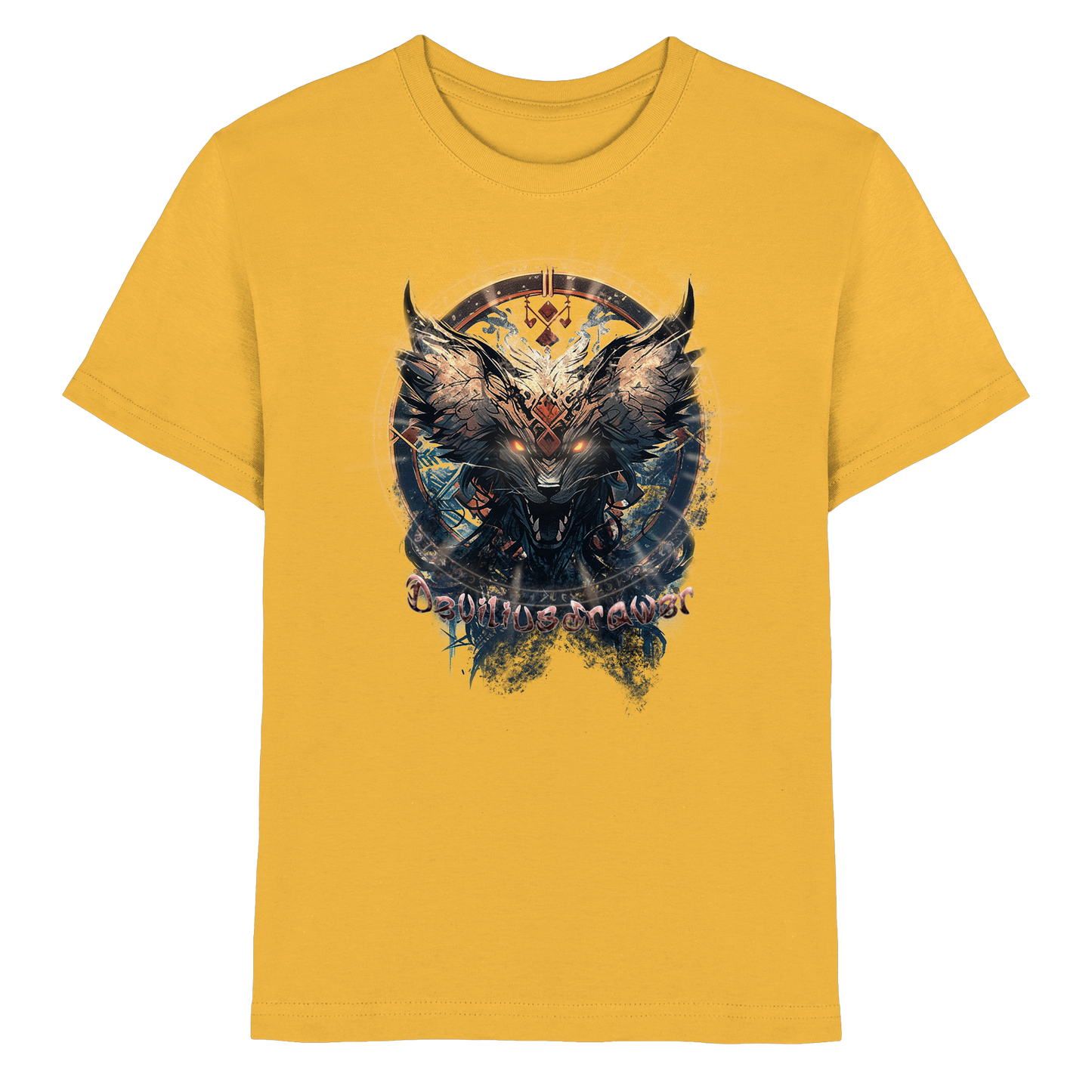 Deviliusdrawer Dark Magic Wolf - Kids Premium Shirt