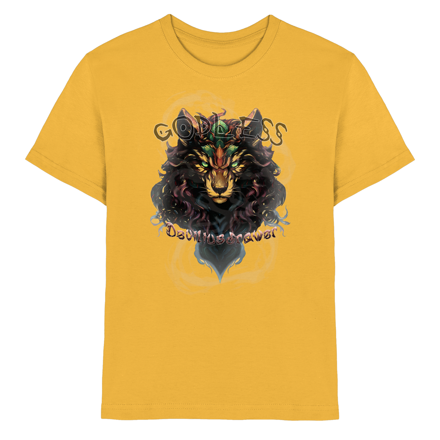 Deviliusdrawer Godless Wolf - Kids Premium Shirt