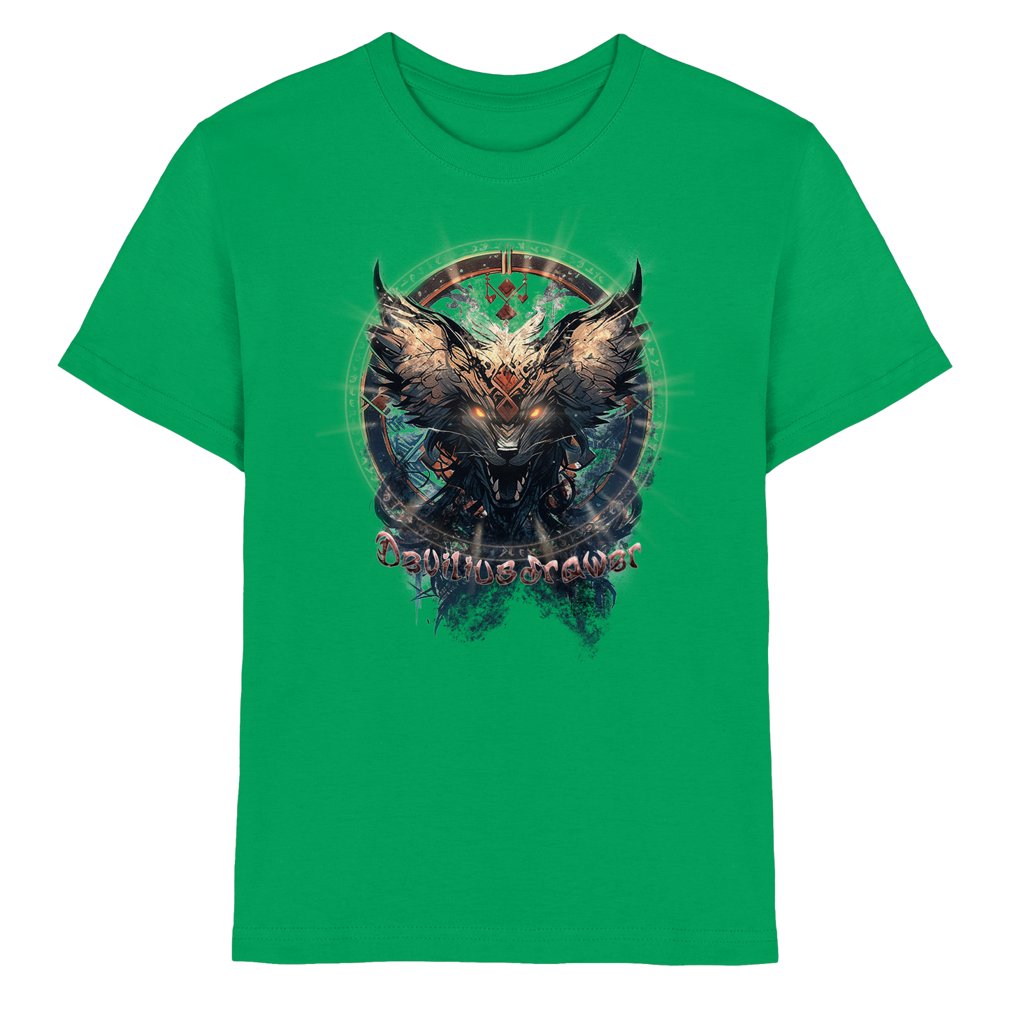 Deviliusdrawer Dark Magic Wolf - Kids Premium Shirt