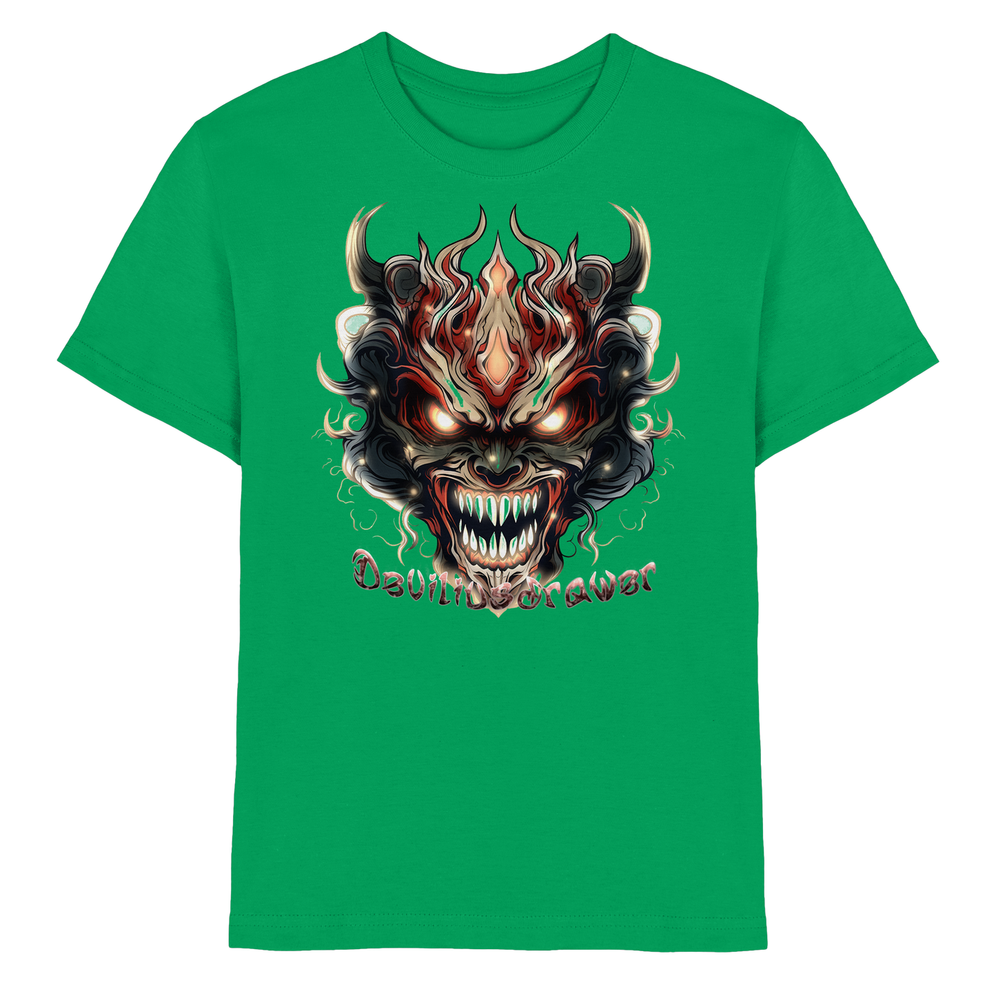 Deviliusdrawer Evil Vamp Mask - Kids Premium Shirt