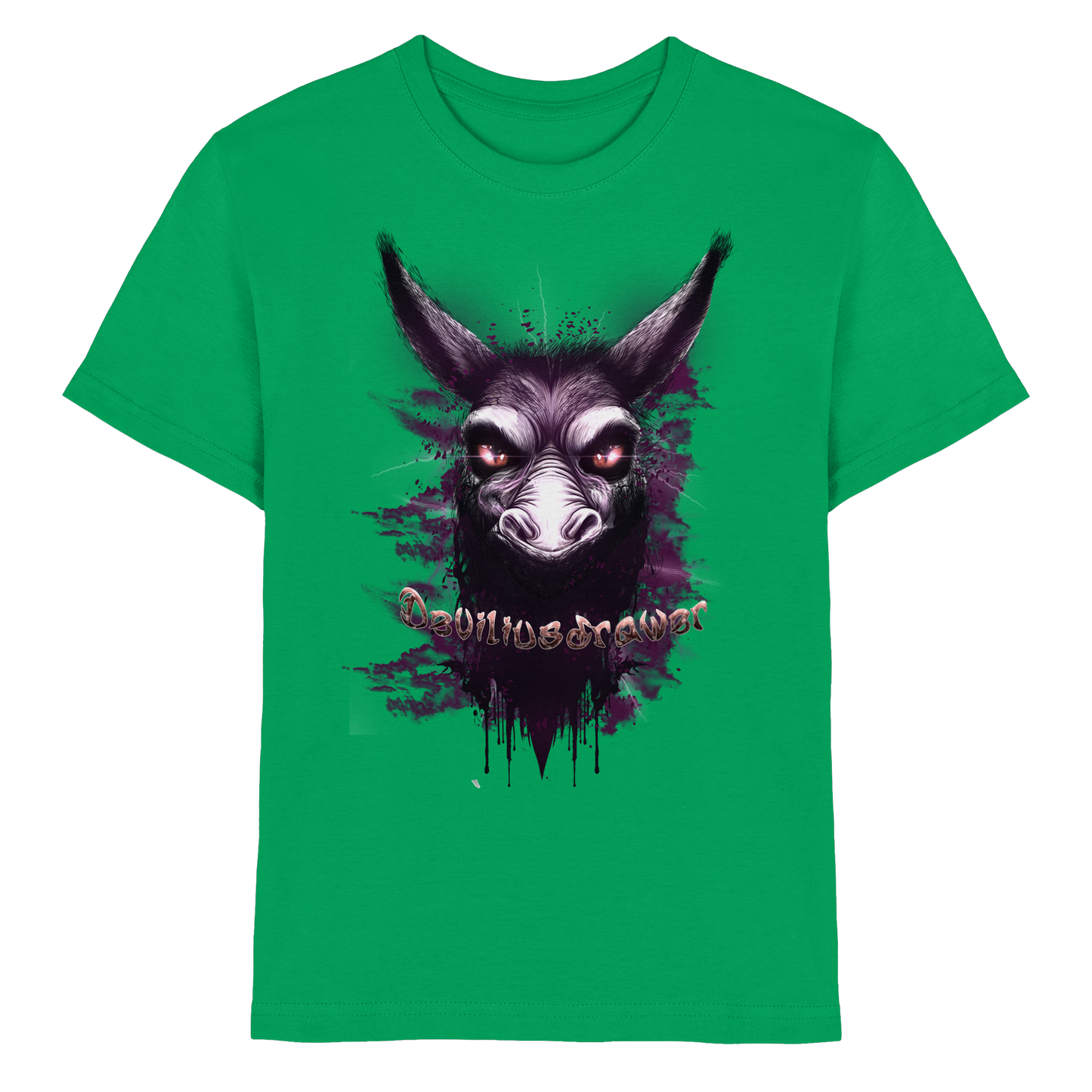 Deviliusdrawer Purple Donkey - Kids Premium Shirt
