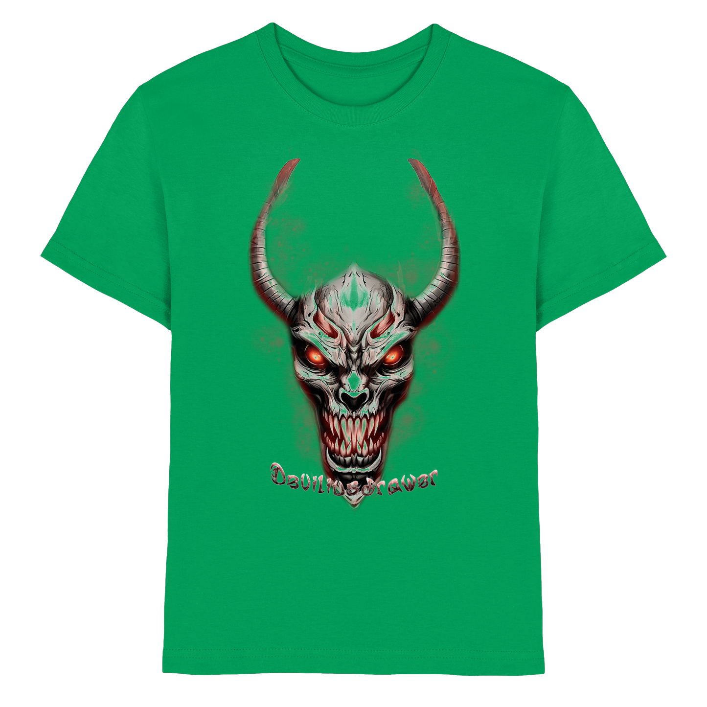 Deviliusdrawer Red Eyed Skeleton - Kids Premium Shirt