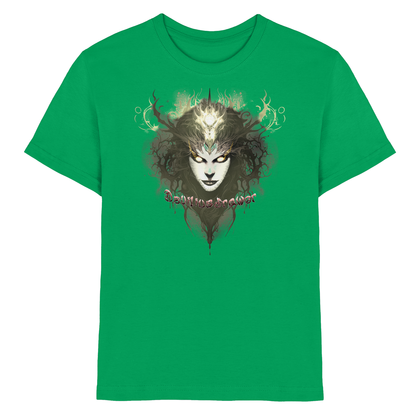 Deviliusdrawer Golden Demonica - Kids Premium Shirt