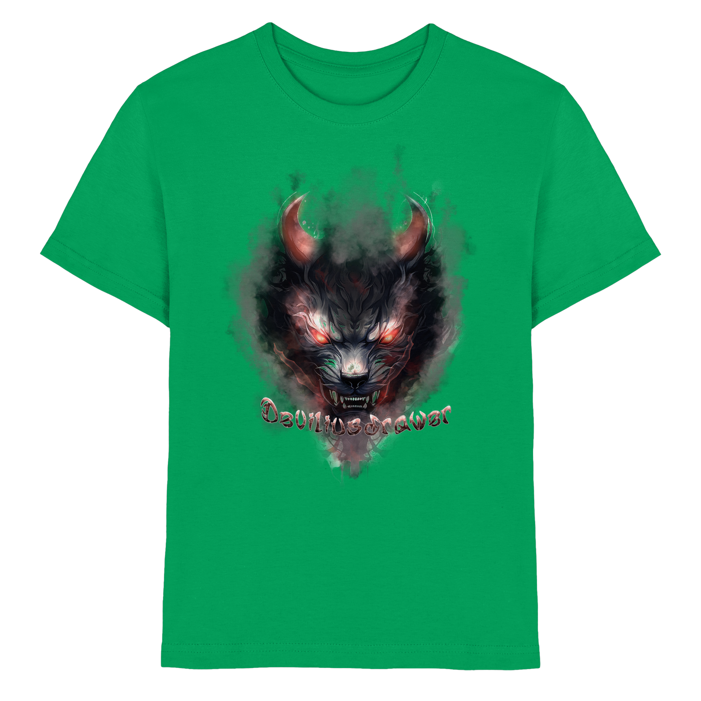Deviliusdrawer Red Smoked Cat - Kids Premium Shirt