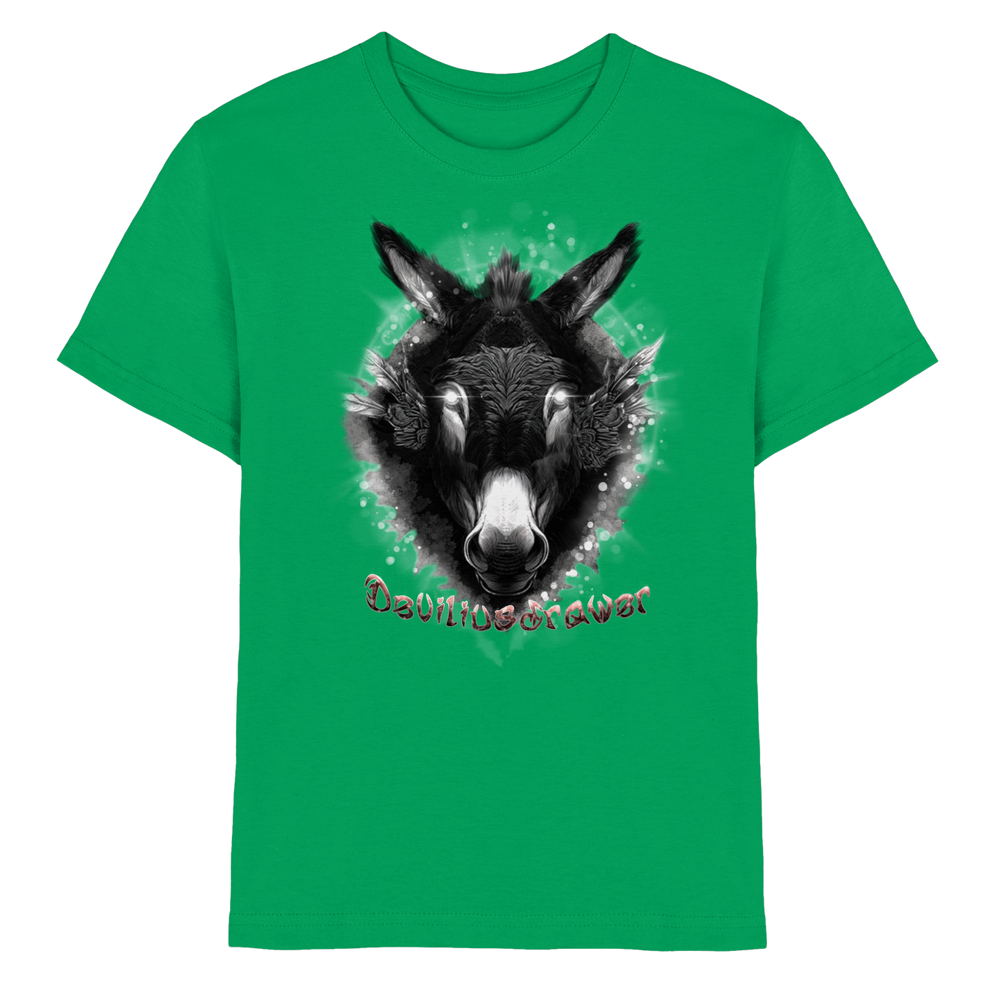 Deviliusdrawer Glowing Donkey - Kids Premium Shirt