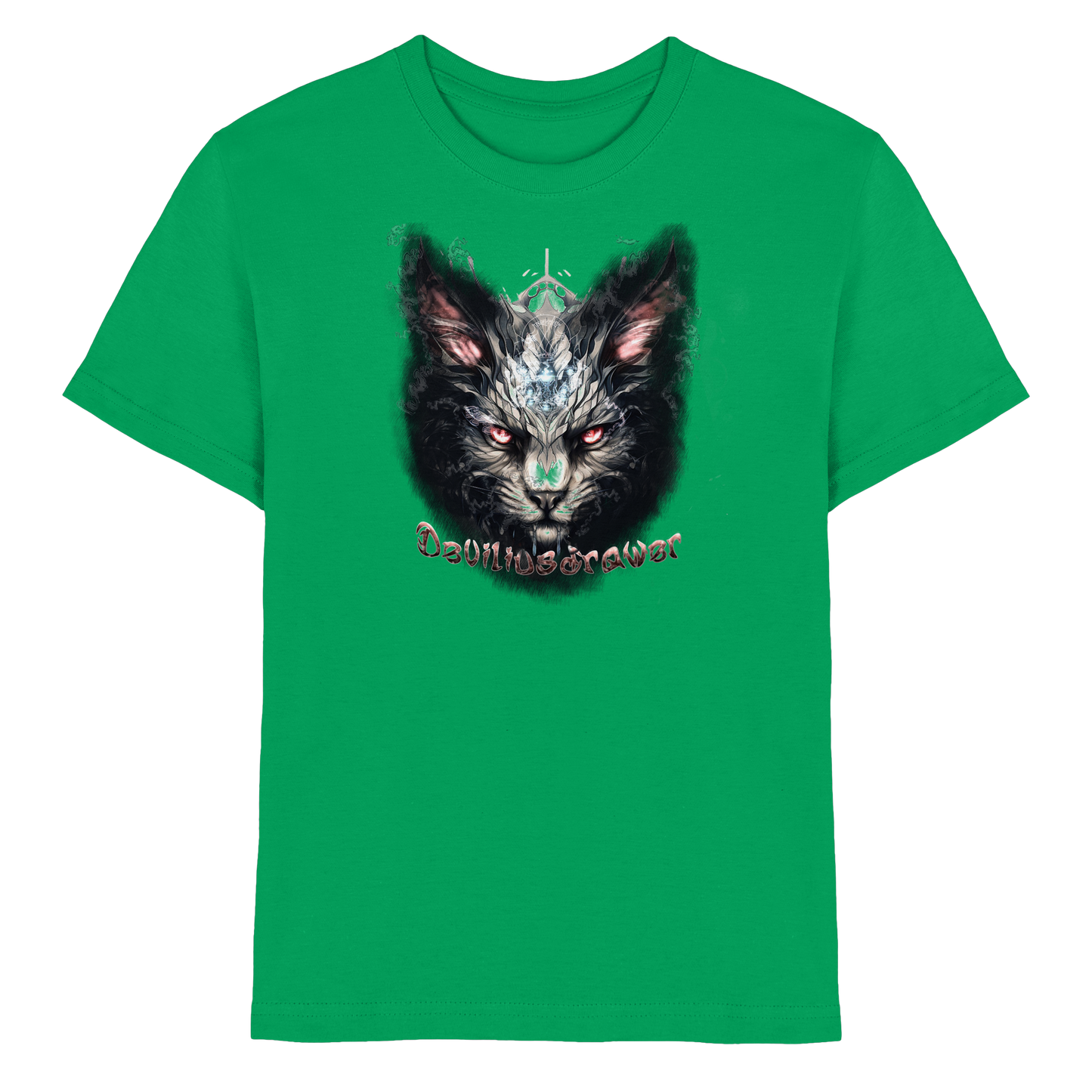Deviliusdrawer Myshtical Redeyed Cat - Kids Premium Shirt