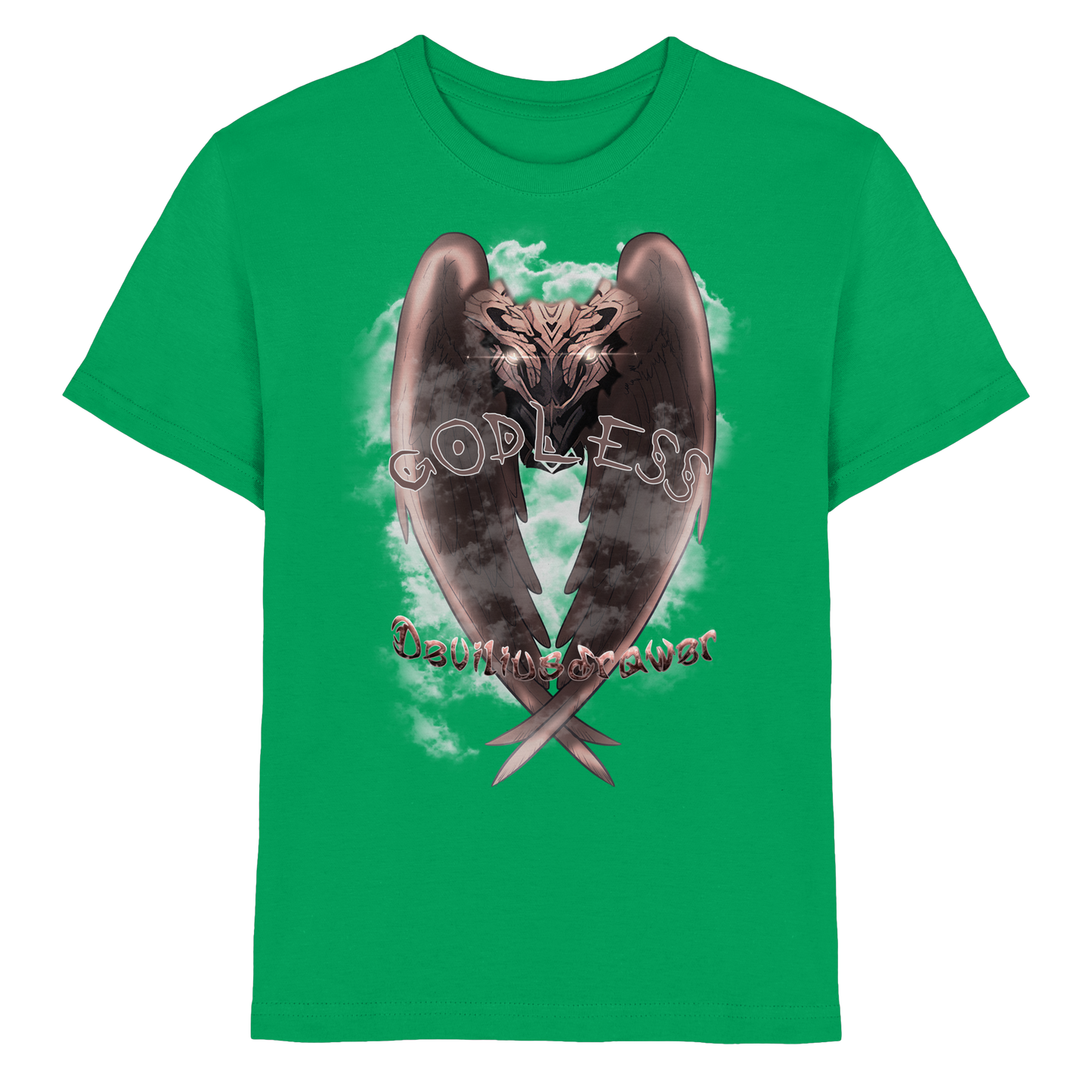 Deviliusdrawer Godless Owl - Kids Premium Shirt