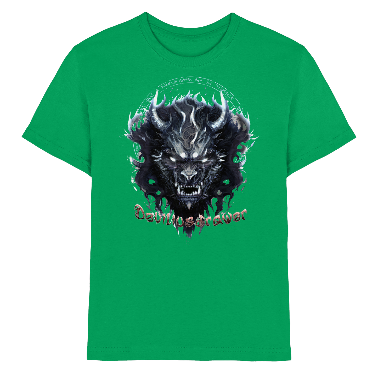 Deviliusdrawer Dark Wolf Mask - Kids Premium Shirt