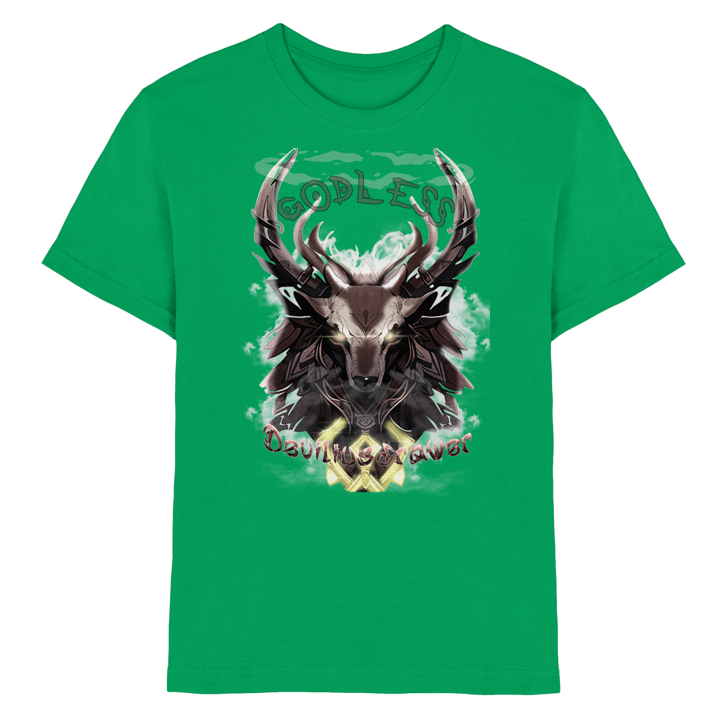 Deviliusdrawer Godless Deer - Kids Premium Shirt