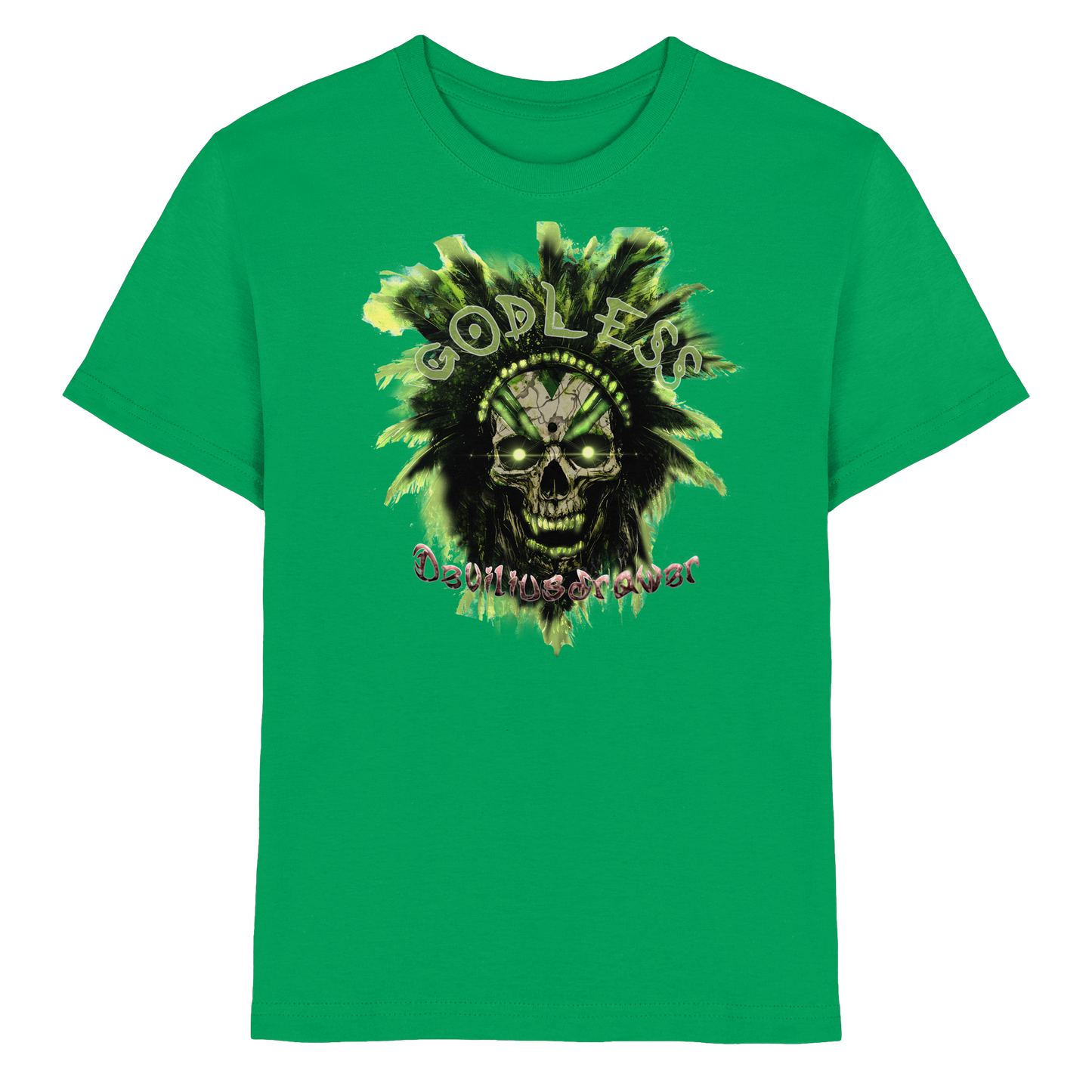 Deviliusdrawer Godless Skull - Kids Premium Shirt
