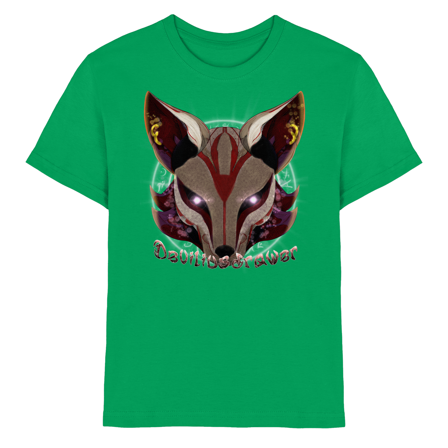 Deviliusdrawer Magic Kitsune - Kids Premium Shirt