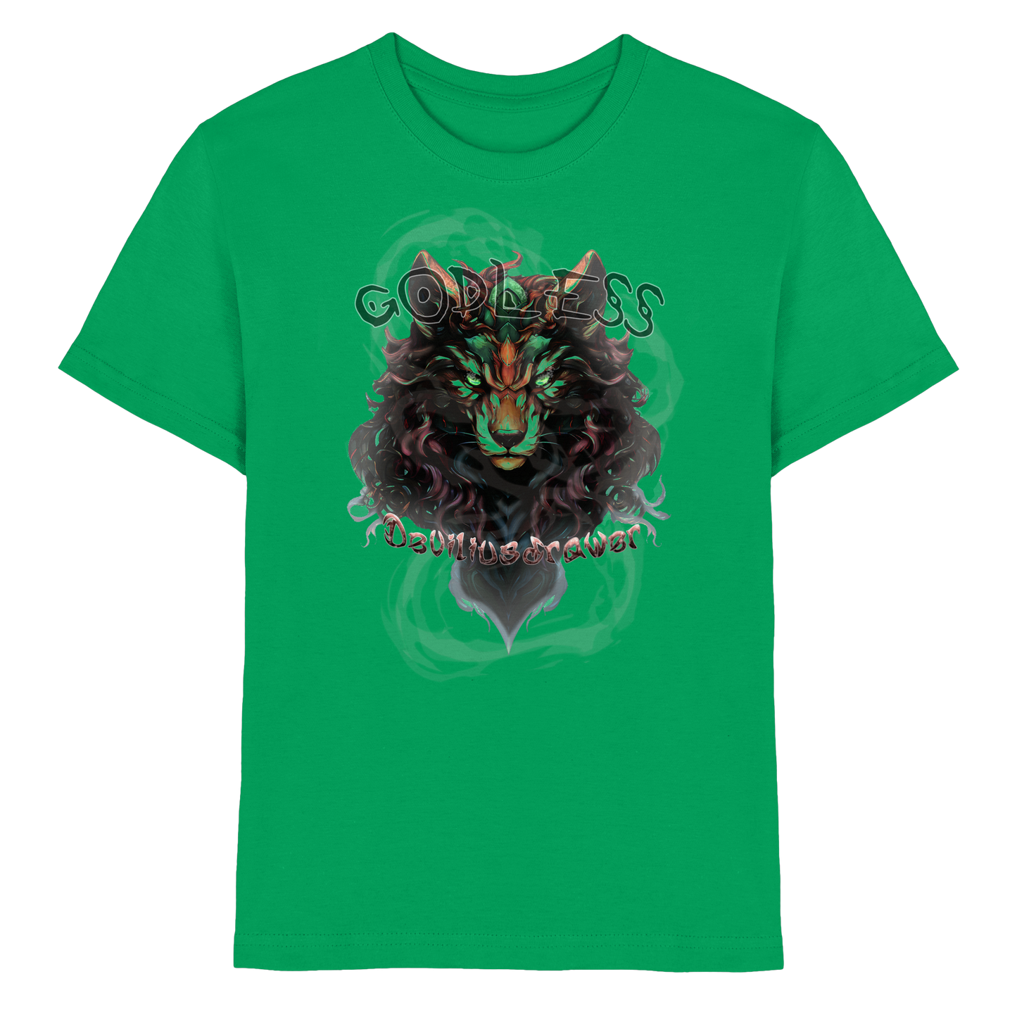 Deviliusdrawer Godless Wolf - Kids Premium Shirt