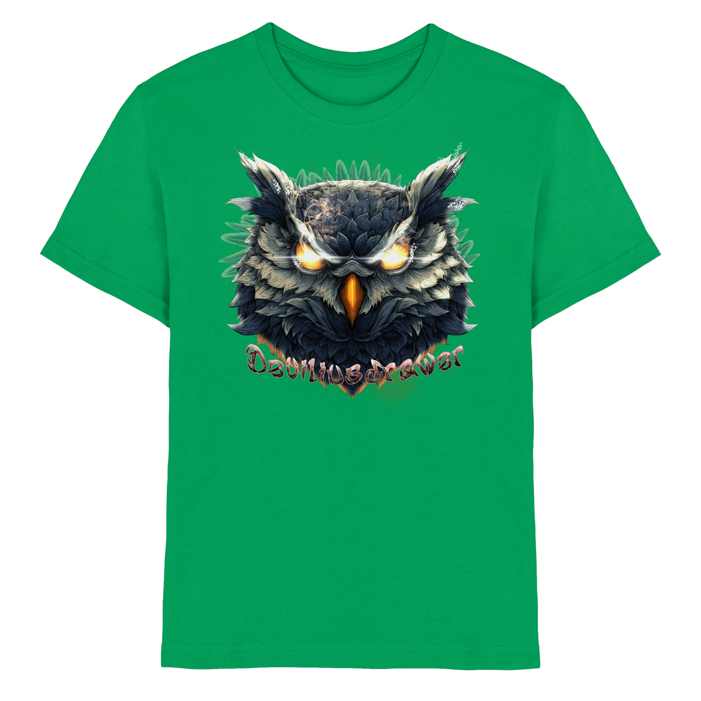 Deviliusdrawer Dark Fire Owl - Kids Premium Shirt