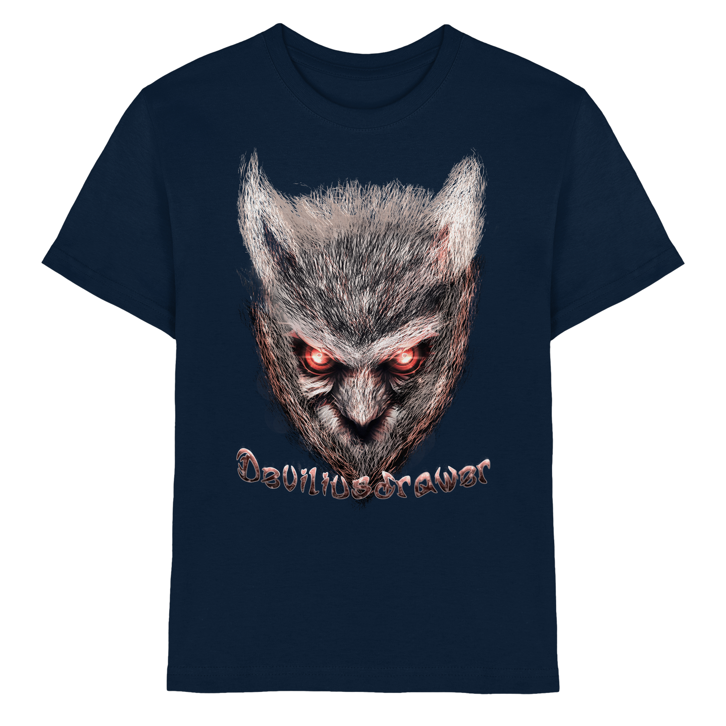 Deviliusdrawer Red Eyed Owl - Kids Premium Shirt