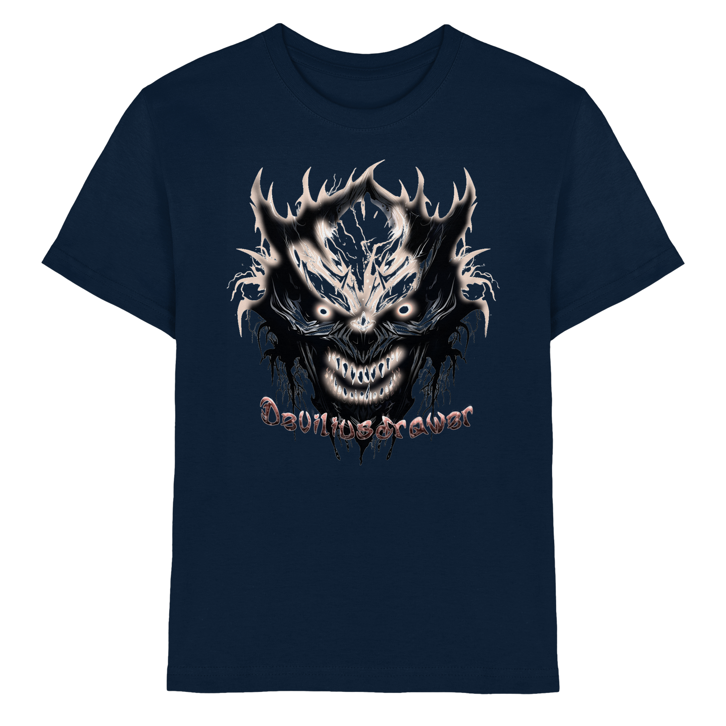 Deviliusdrawer Crazy Glow Devil - Kids Premium Shirt