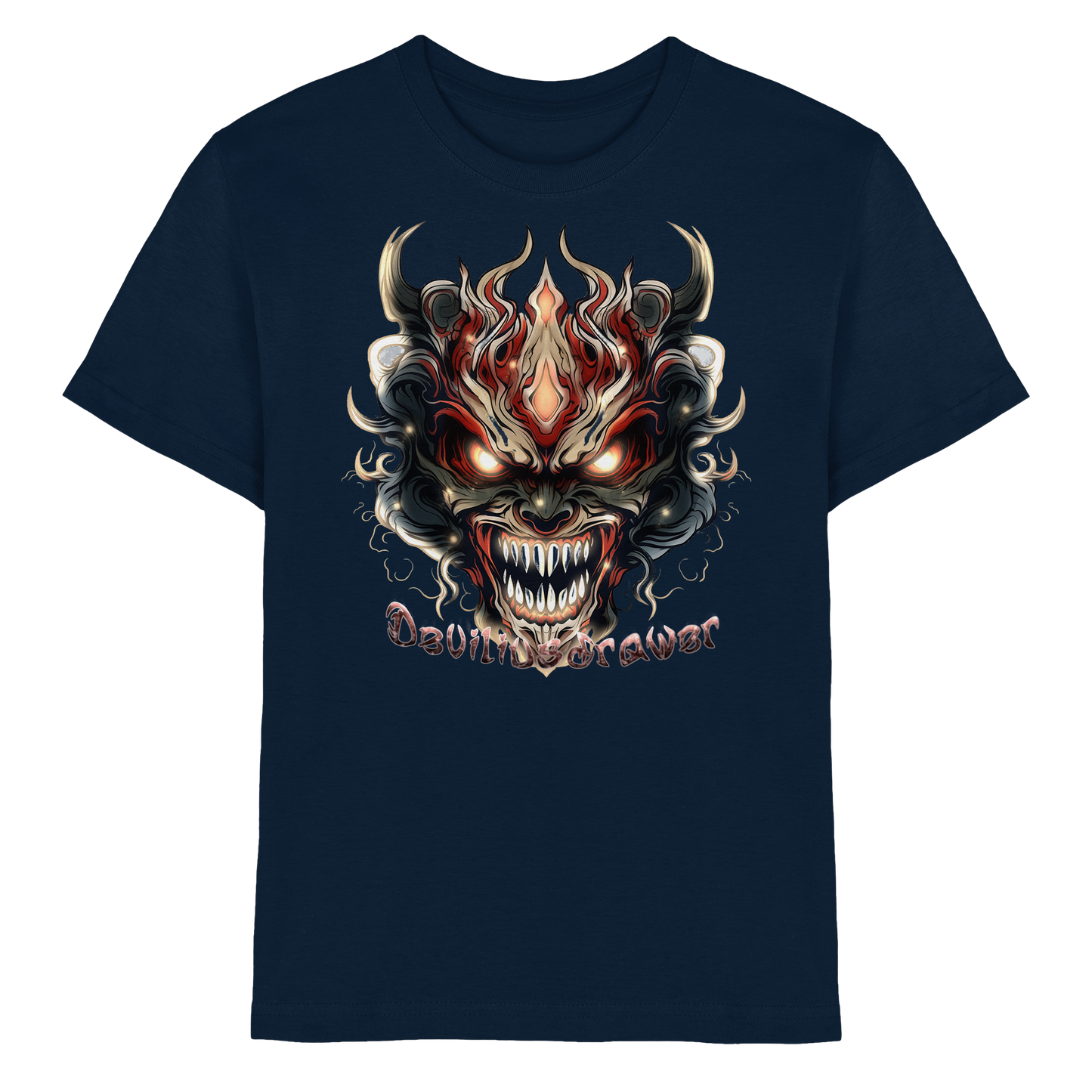 Deviliusdrawer Evil Vamp Mask - Kids Premium Shirt