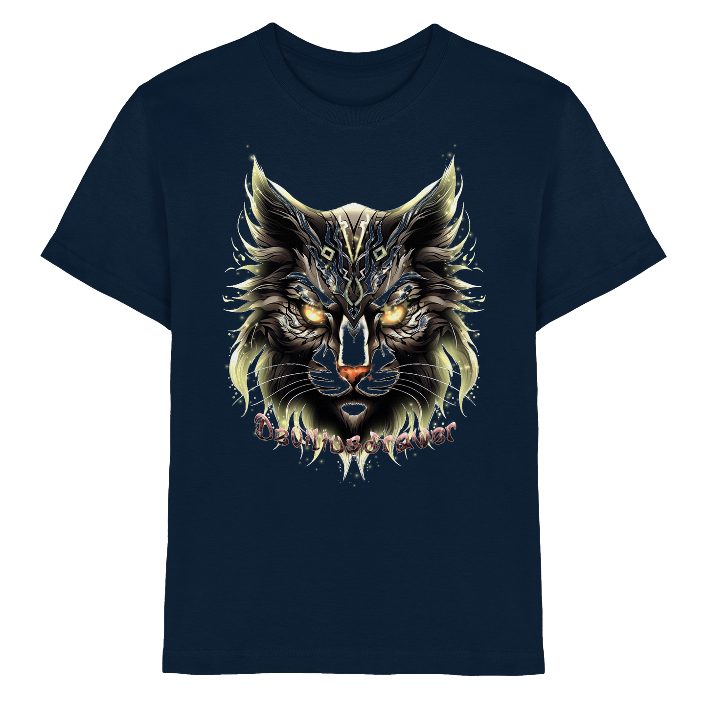 Deviliusdrawer Golden Cat - Kids Premium Shirt