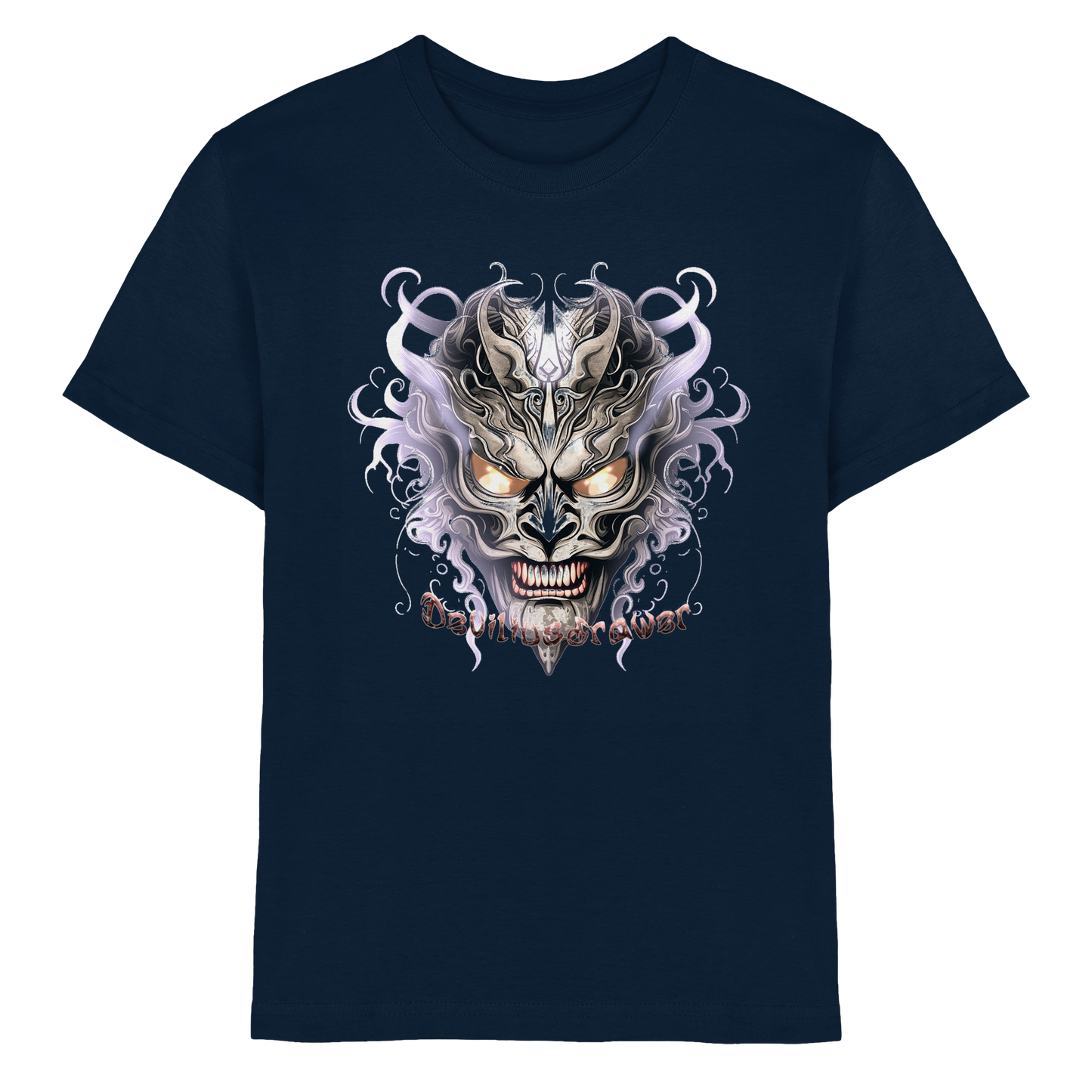 Deviliusdrawer Demon Mask Violet - Kids Premium Shirt