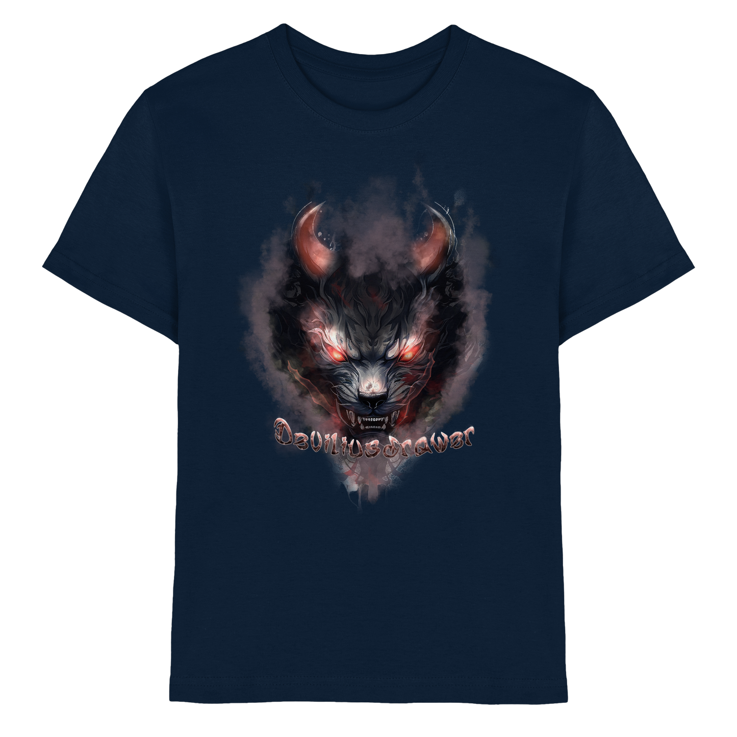 Deviliusdrawer Red Smoked Cat - Kids Premium Shirt