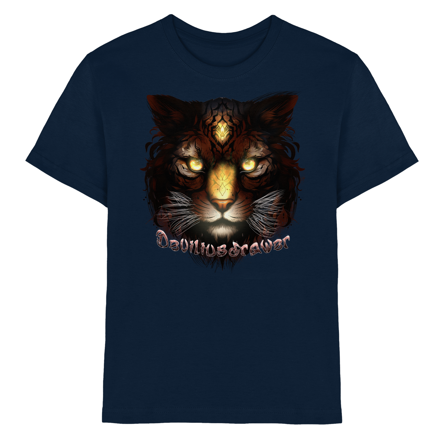 Deviliusdrawer Gold Tigercat - Kids Premium Shirt