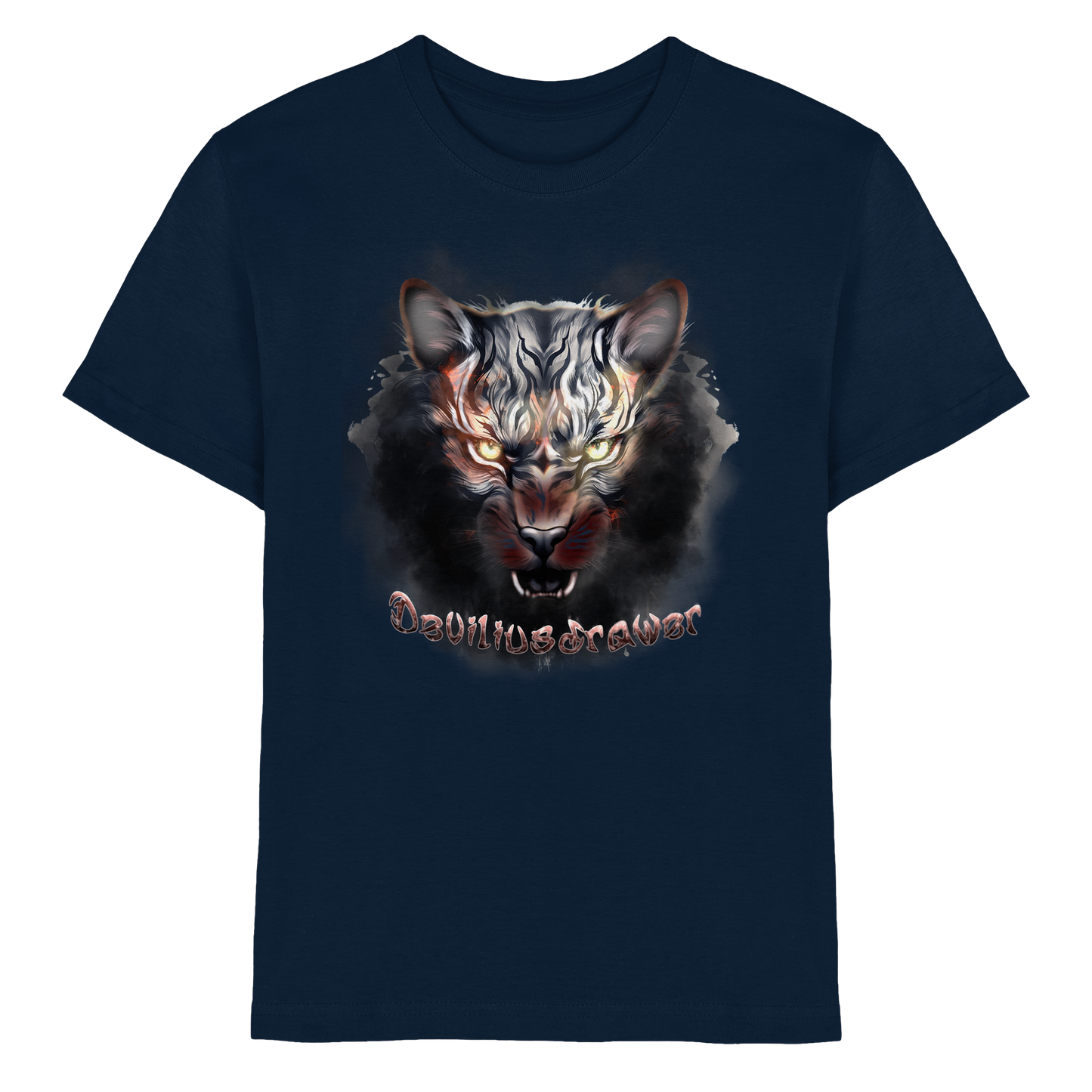 Deviliusdrawer Smoke Tiger - Kids Premium Shirt
