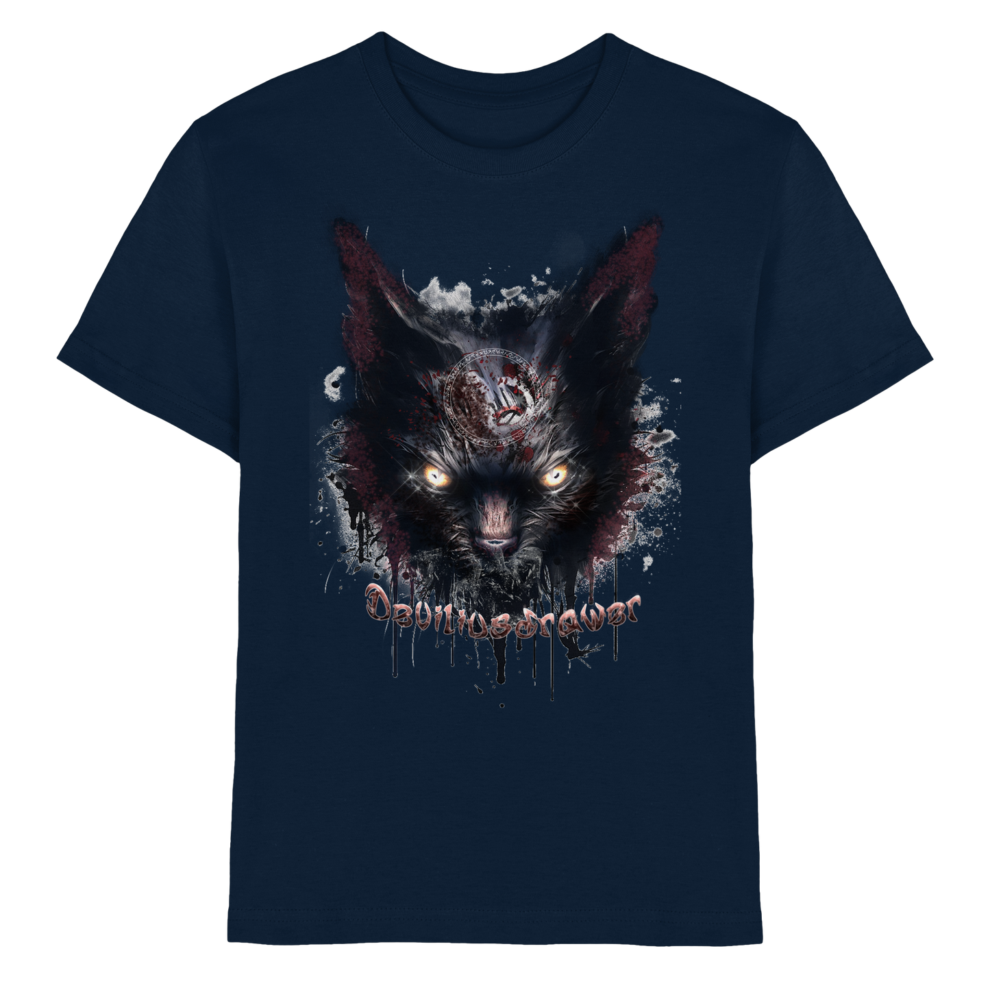 Deviliusdrawer Zombie Cat - Kids Premium Shirt