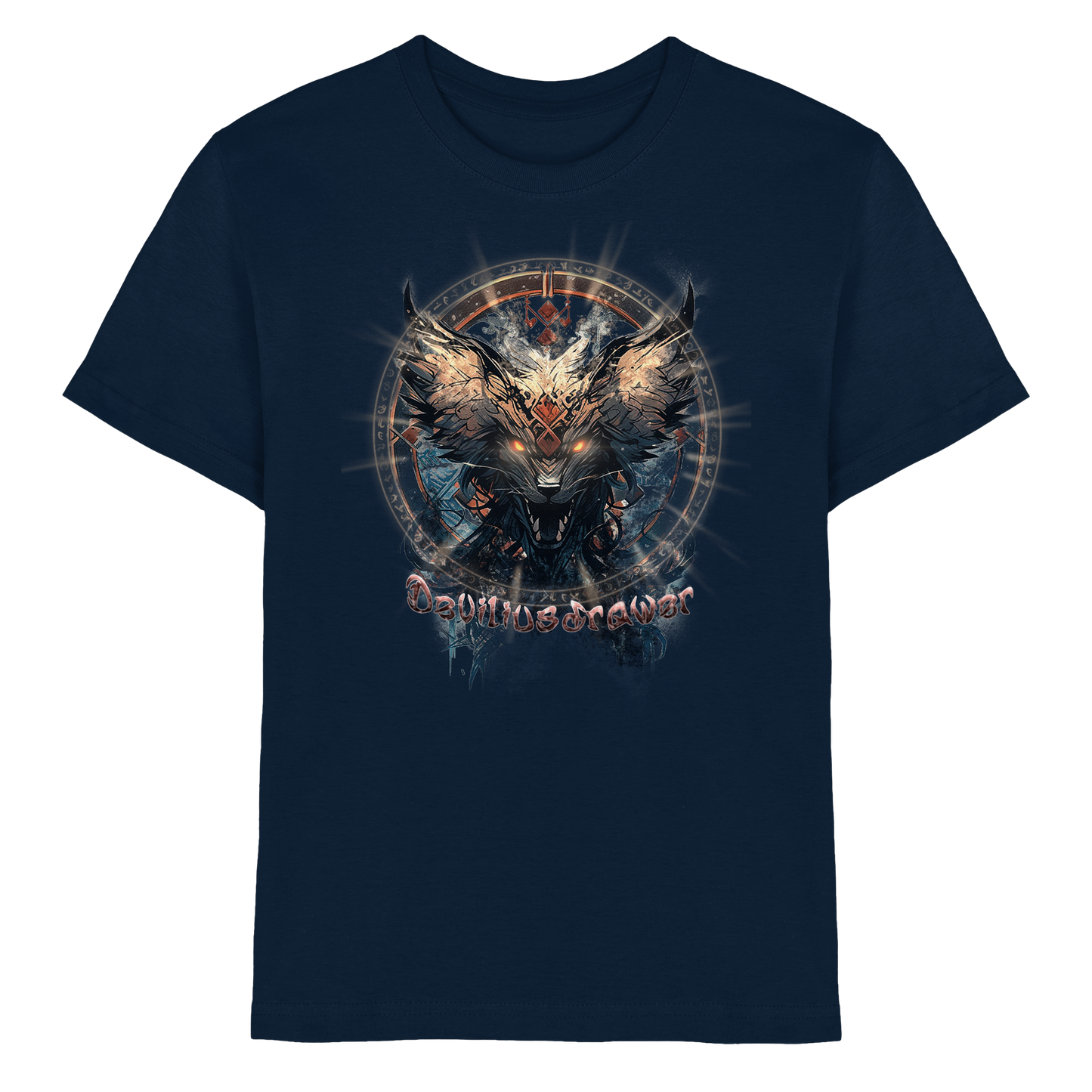 Deviliusdrawer Dark Magic Wolf - Kids Premium Shirt