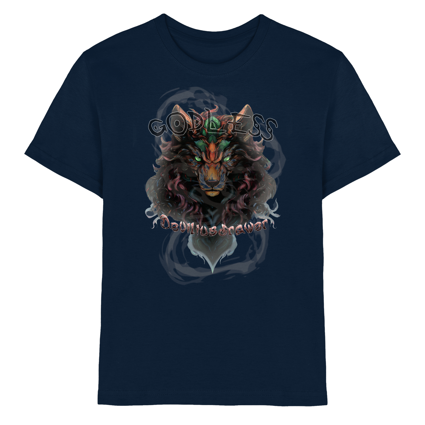 Deviliusdrawer Godless Wolf - Kids Premium Shirt