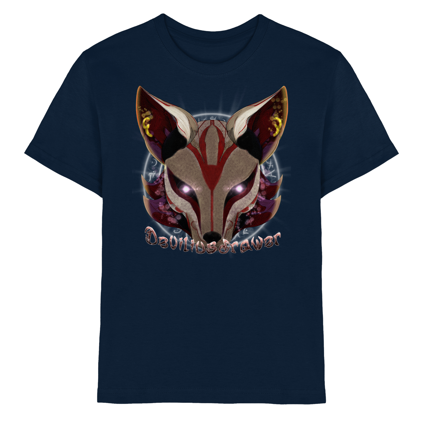Deviliusdrawer Magic Kitsune - Kids Premium Shirt