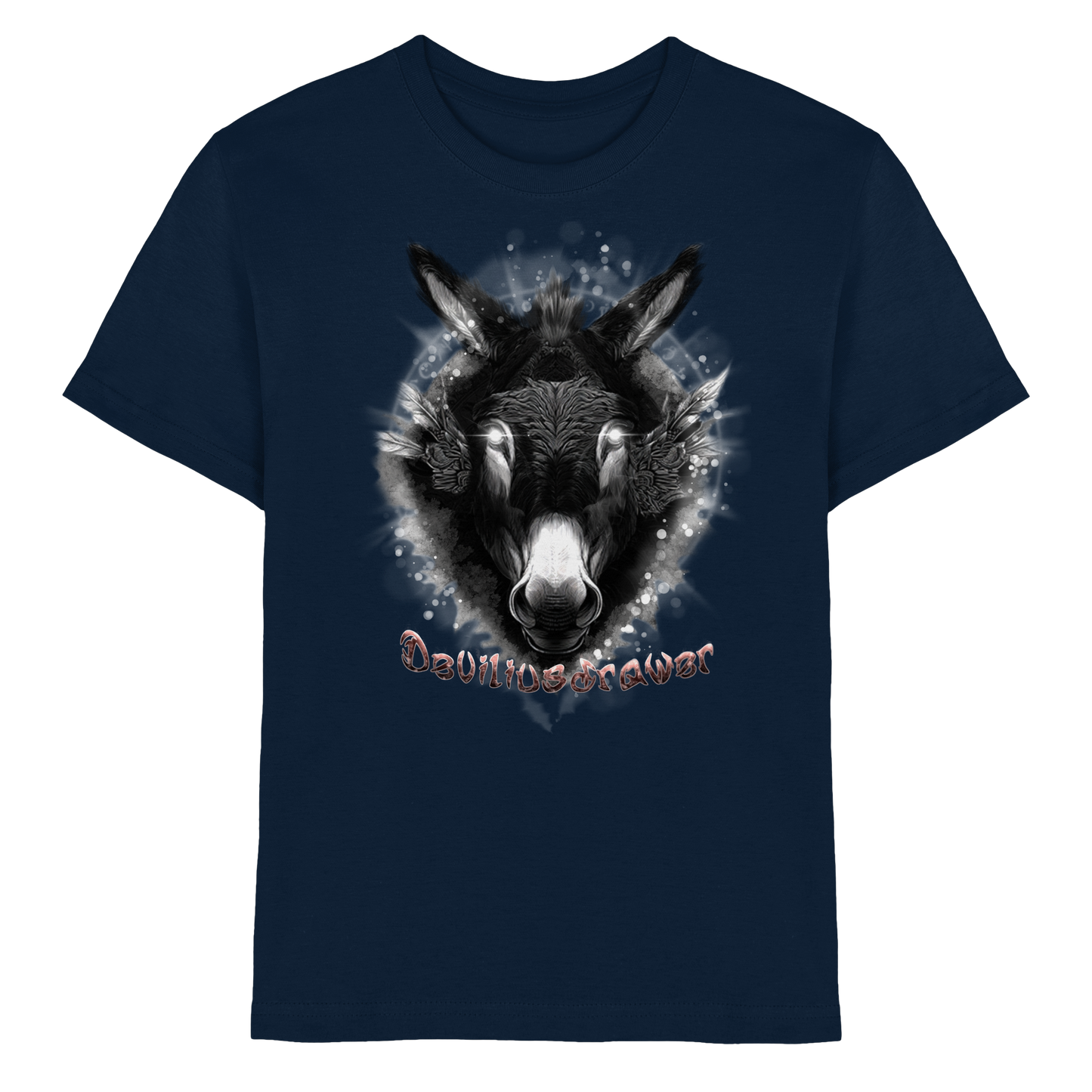 Deviliusdrawer Glowing Donkey - Kids Premium Shirt