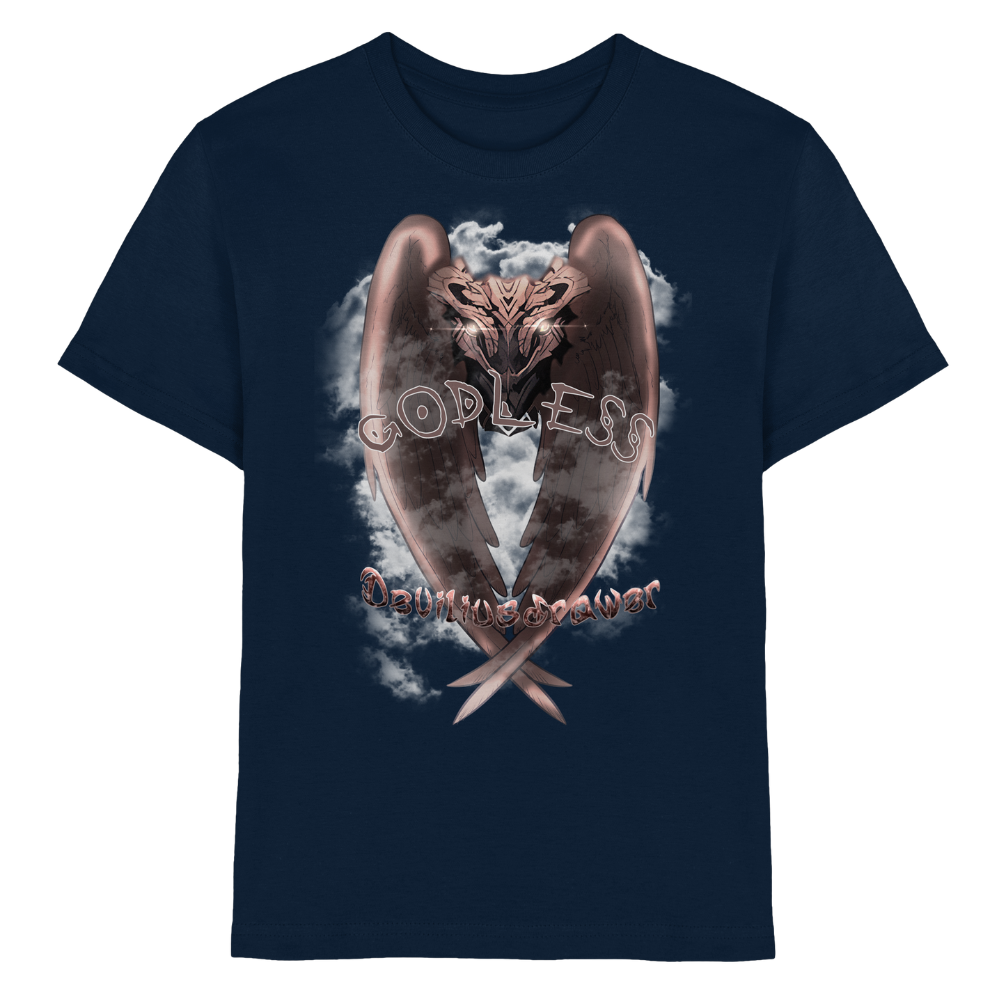 Deviliusdrawer Godless Owl - Kids Premium Shirt