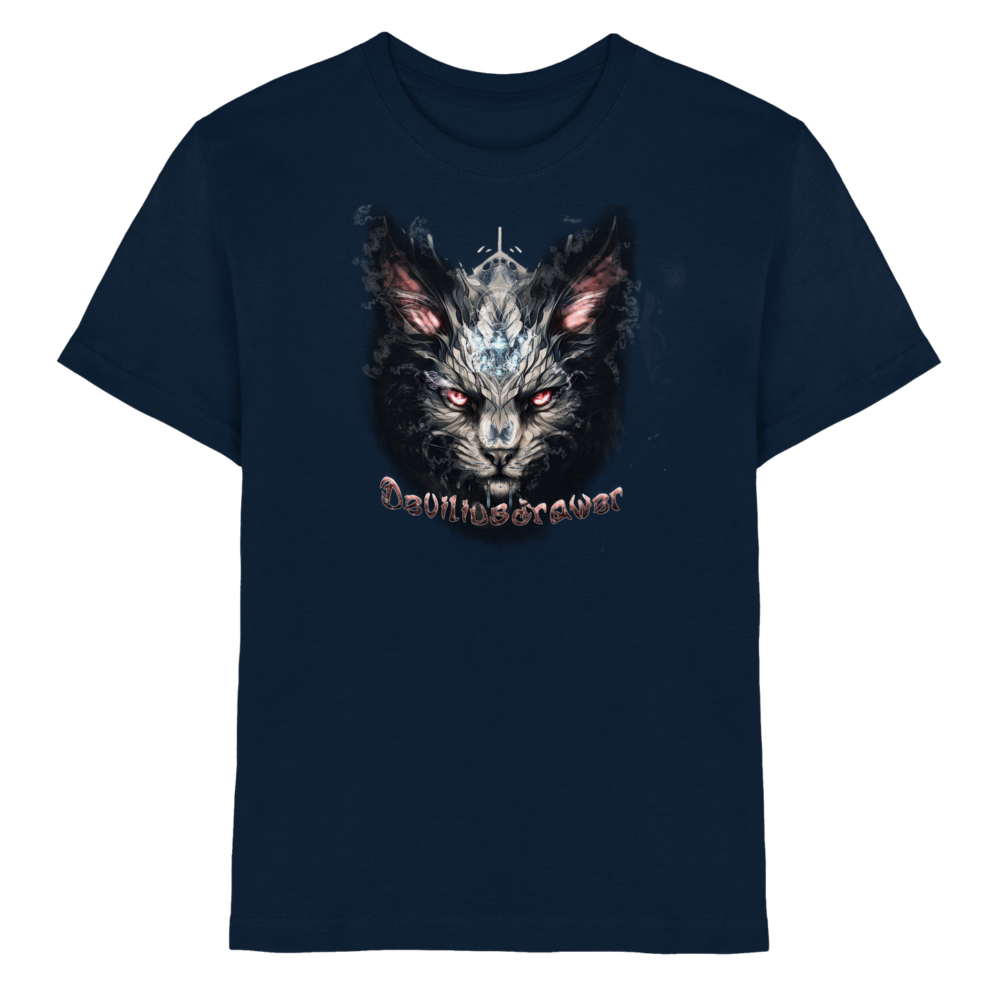 Deviliusdrawer Myshtical Redeyed Cat - Kids Premium Shirt