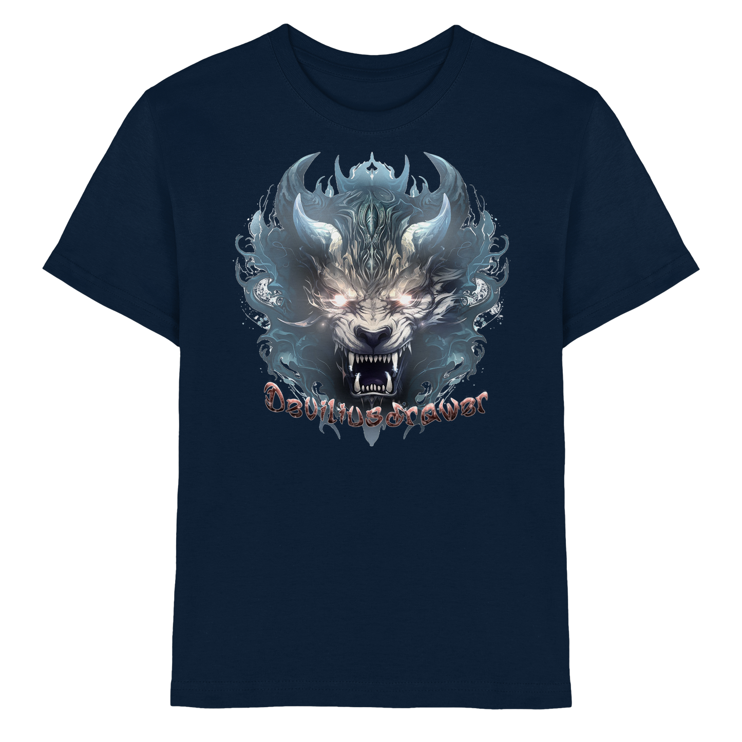 Deviliusdrawer Water Horn Tiger - Kids Premium Shirt